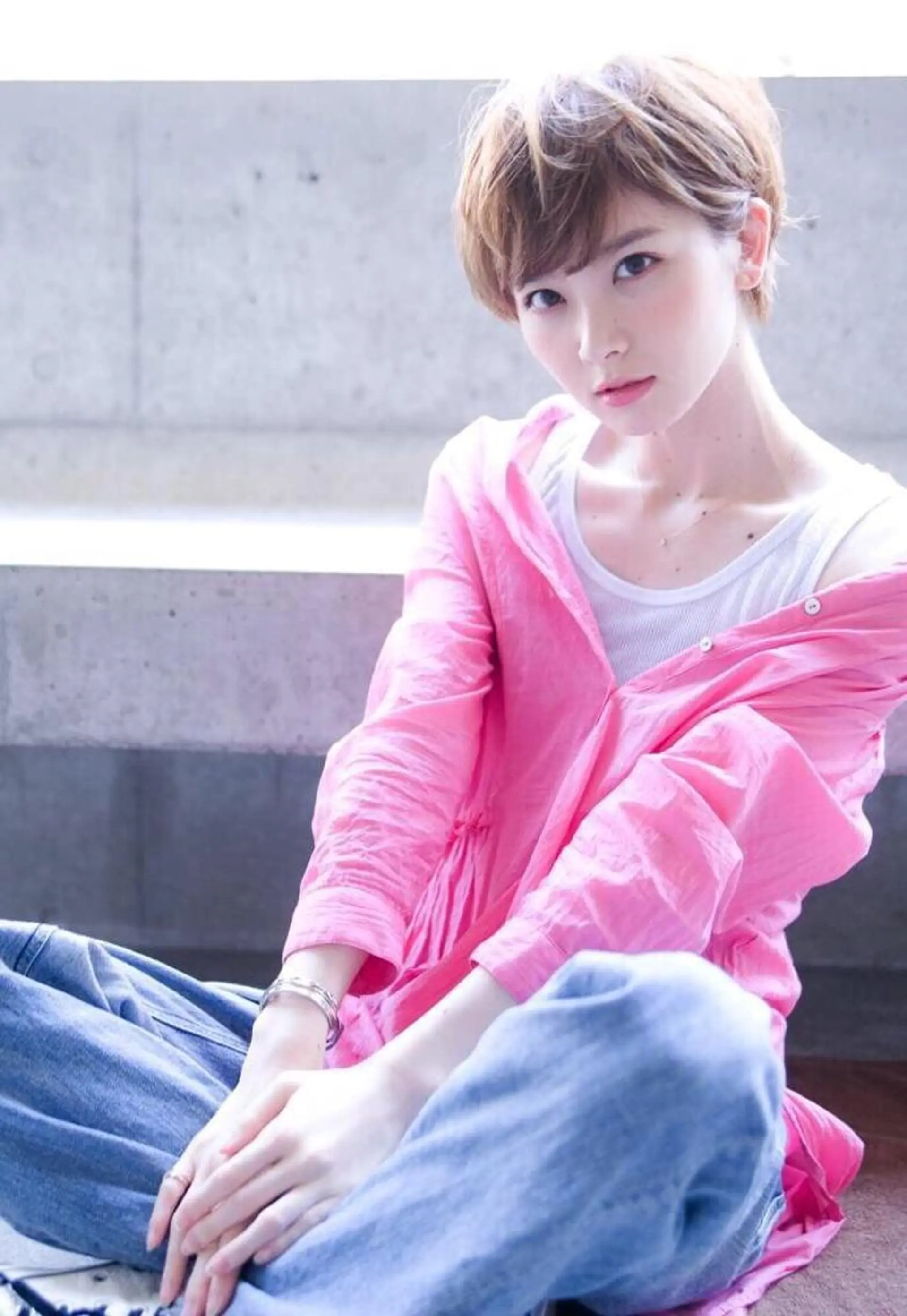 ショート カラー 店長 茂野聖史のヘアスタイル