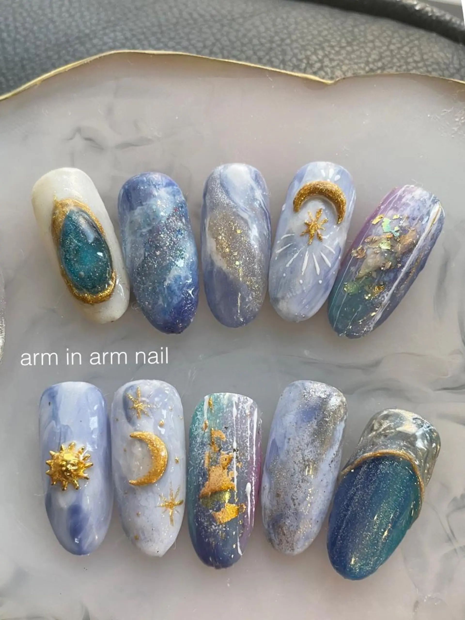 ネイル arm in arm ︎✿Yamamotoのマツエク・マツパデザイン