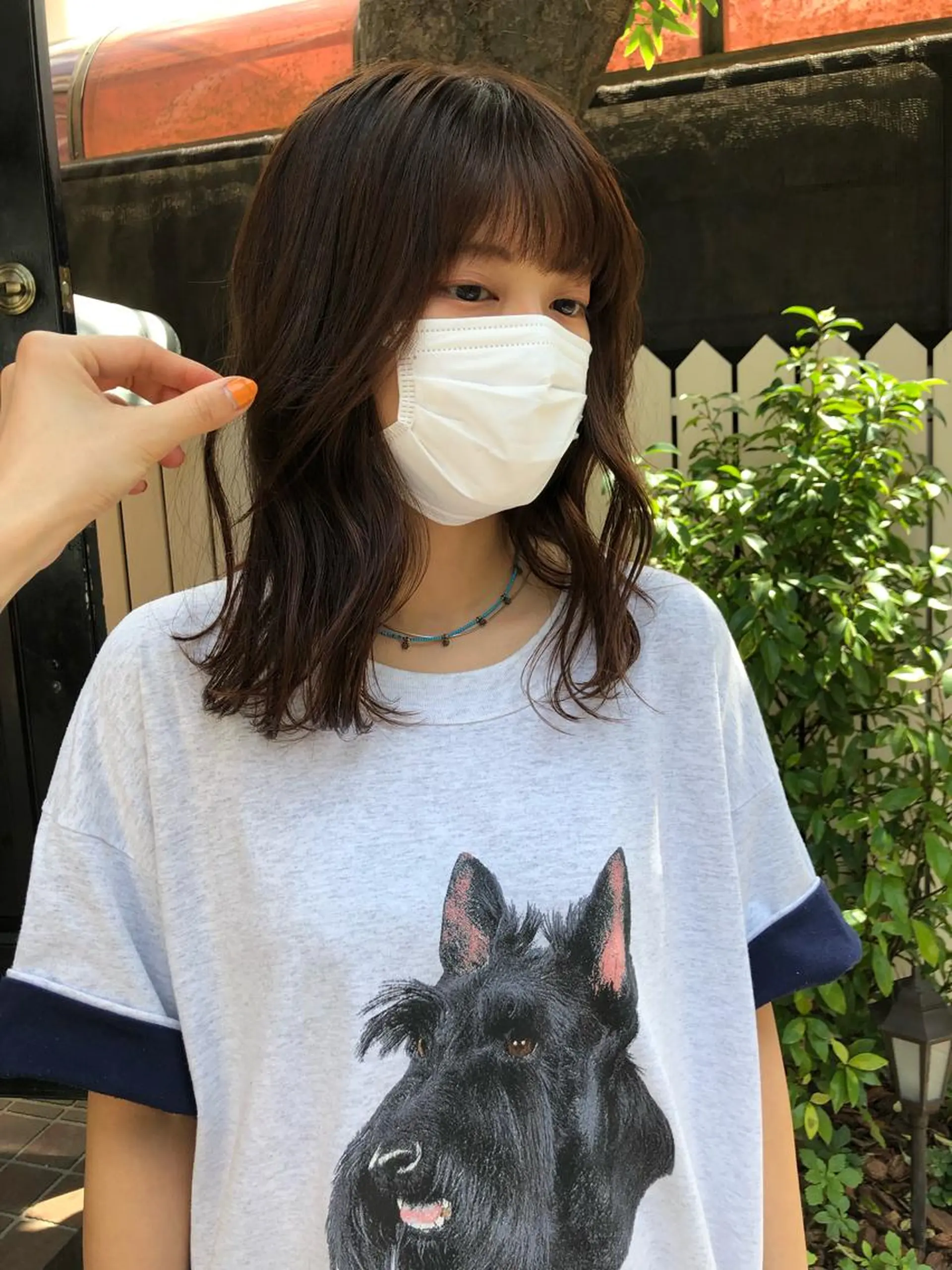 セミロング カラー NOUN所属・eri kinjoのヘアスタイル