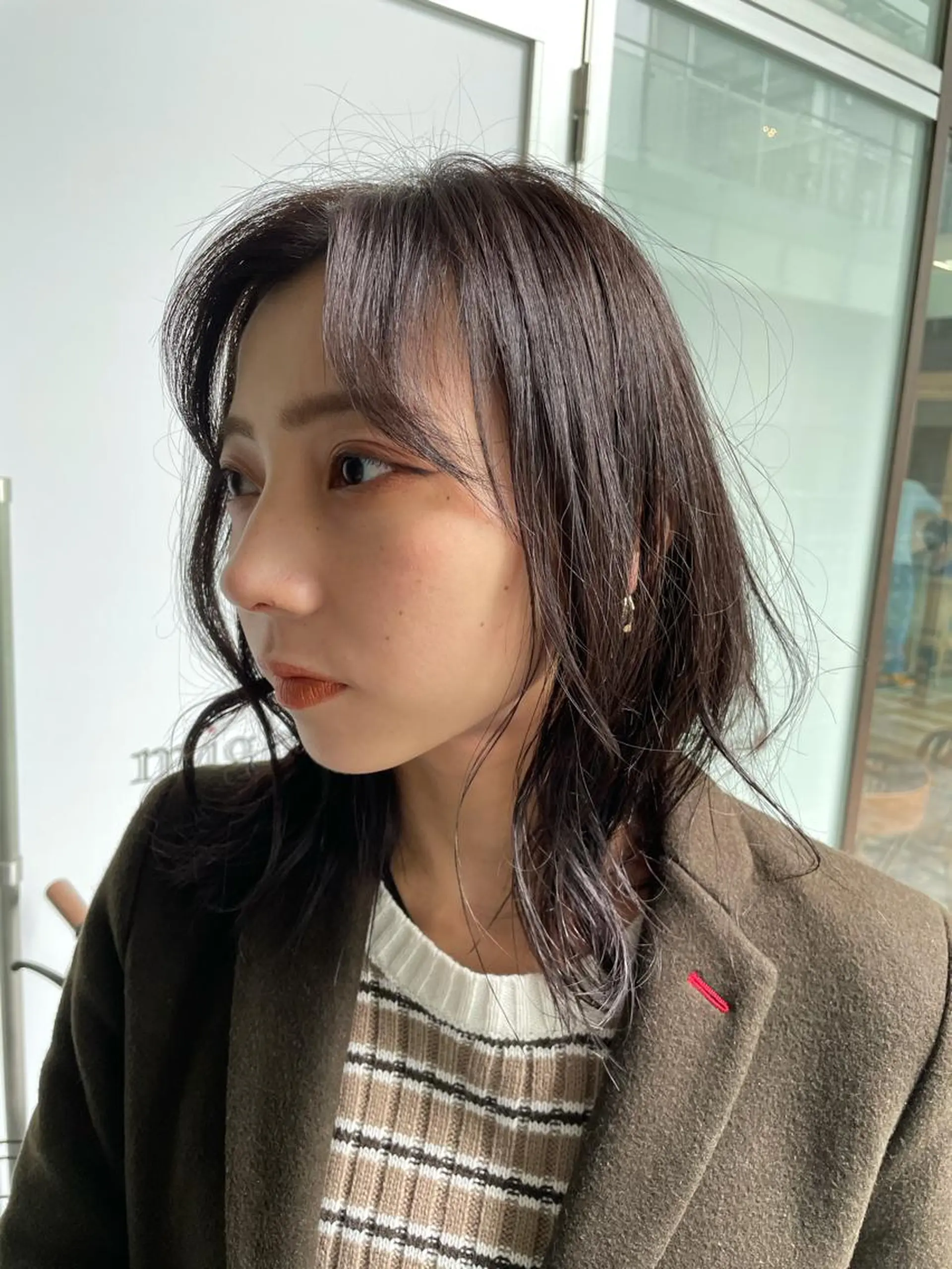 ミディアム 栄　mighty by H所属・不破一輝/栄/矢場町 ボブ/レイヤー/艶髪のヘアスタイル