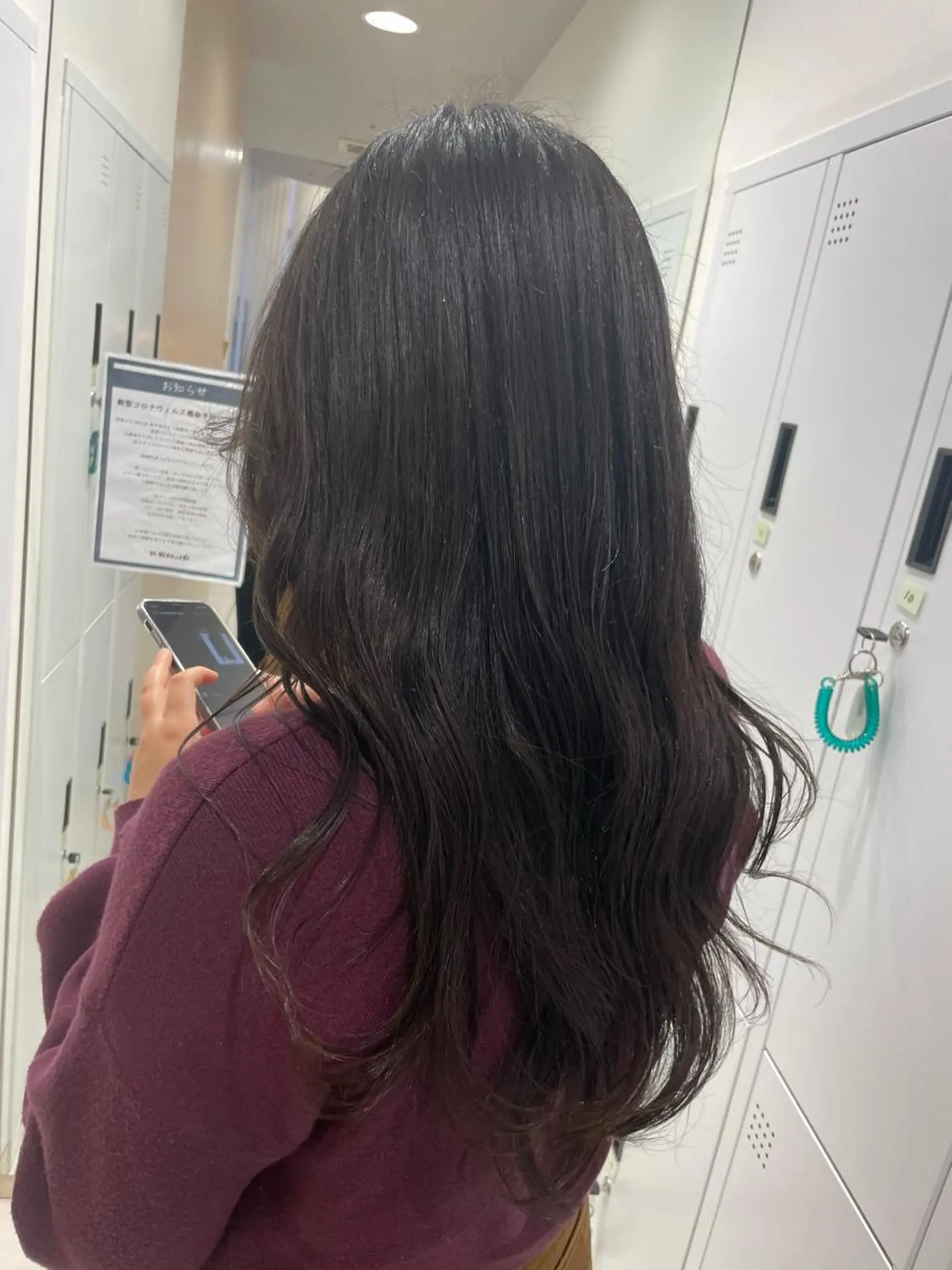 ロング カラー クロスパーマ/うる艶 カラー/Kurumiのヘアスタイル