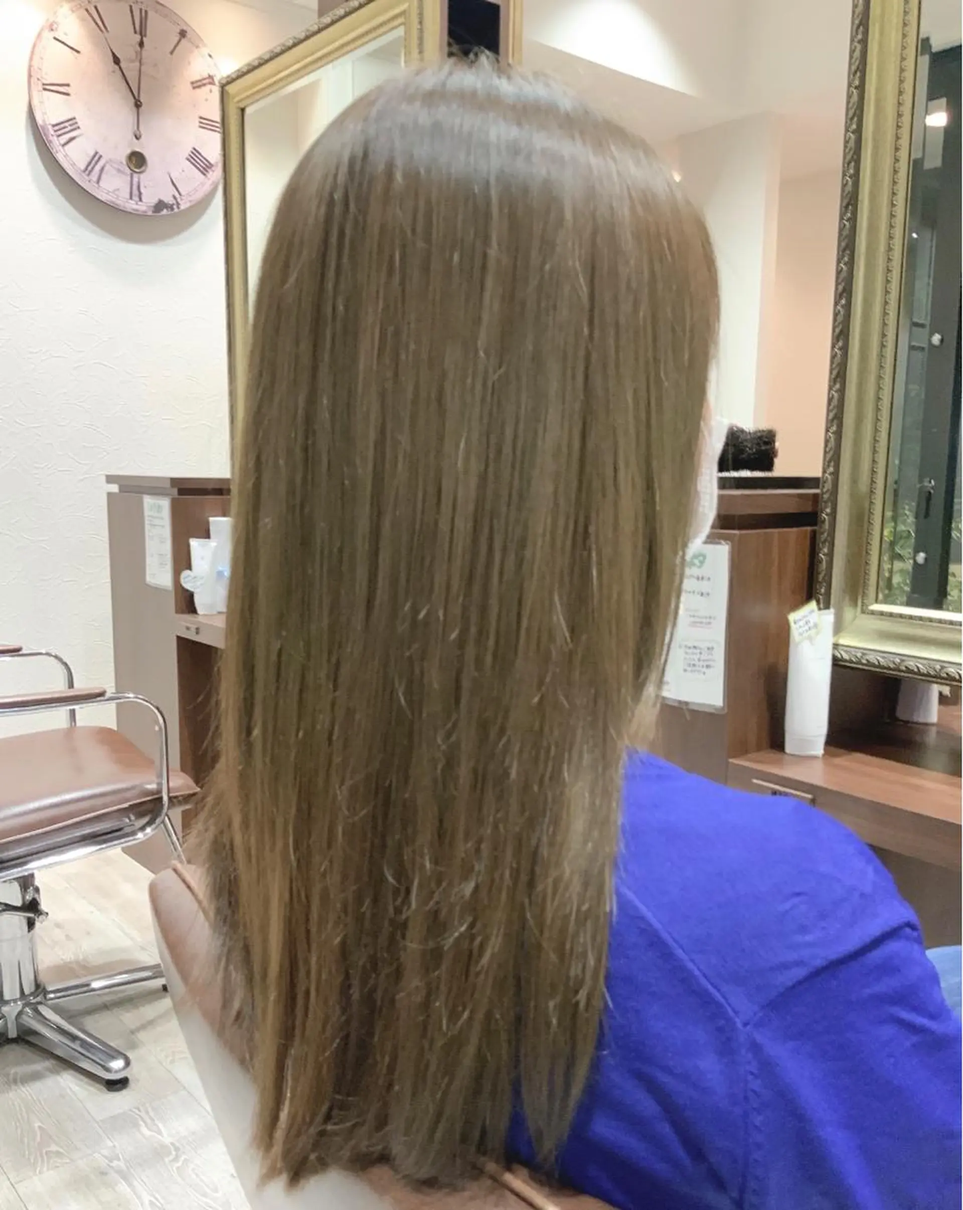 セミロング 🌿ストレート🌿 髪質改善☘️シュウヤのヘアスタイル