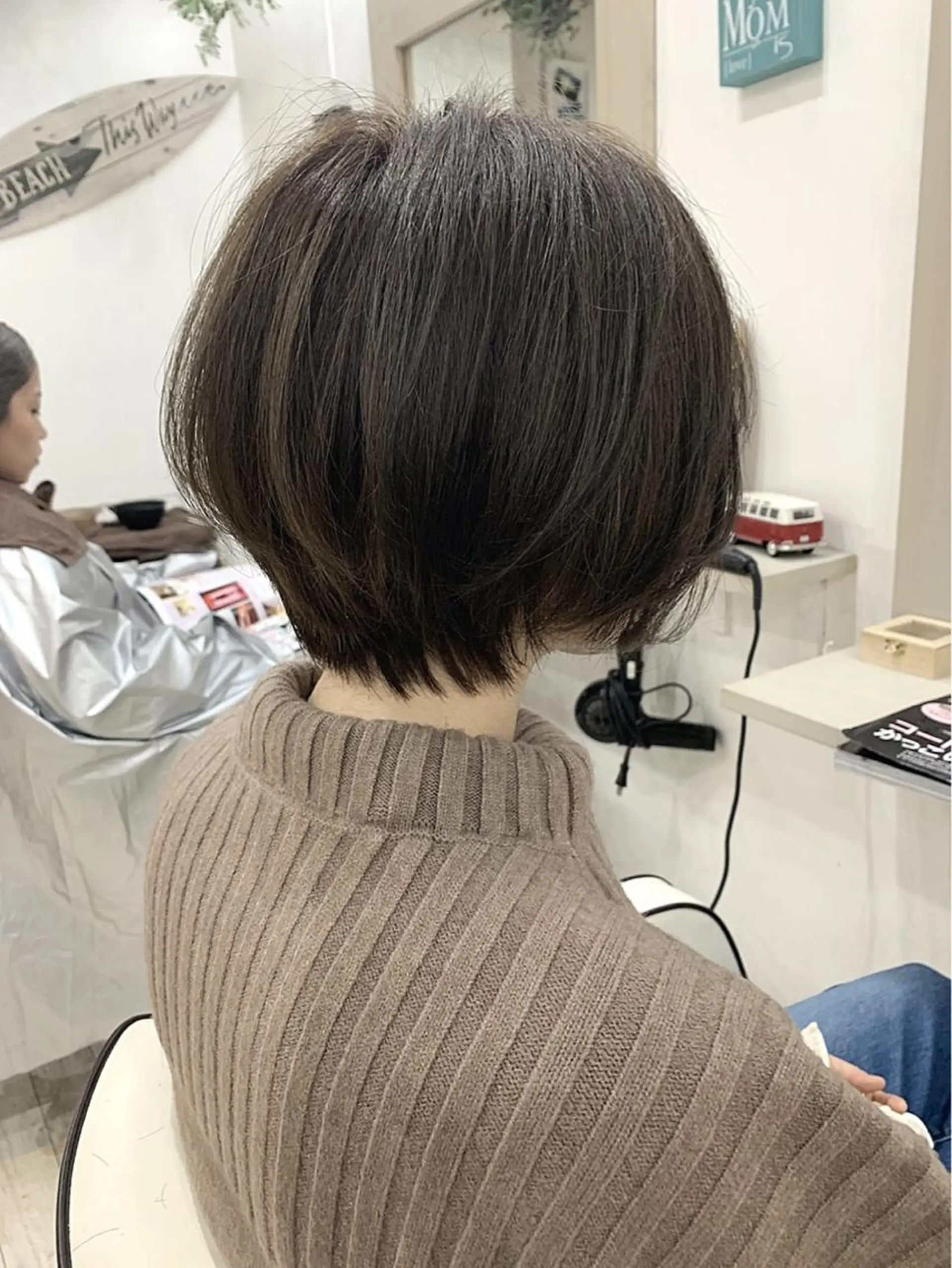 ショート カット トリートメント 京都大人女性ショート 徒歩1分/秋山のヘアスタイル