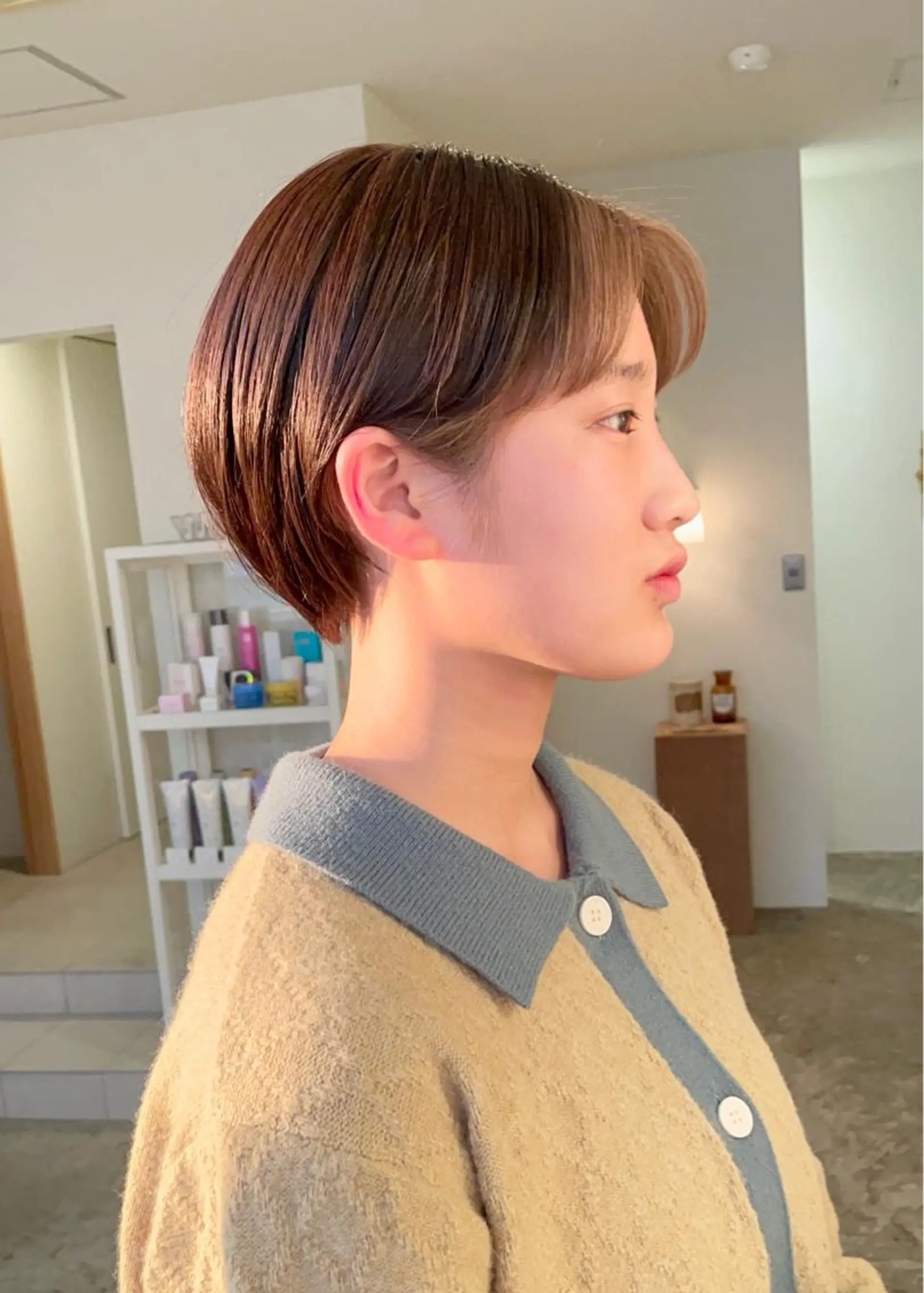 ショート カラー ヒナゴ トヨカズのヘアスタイル
