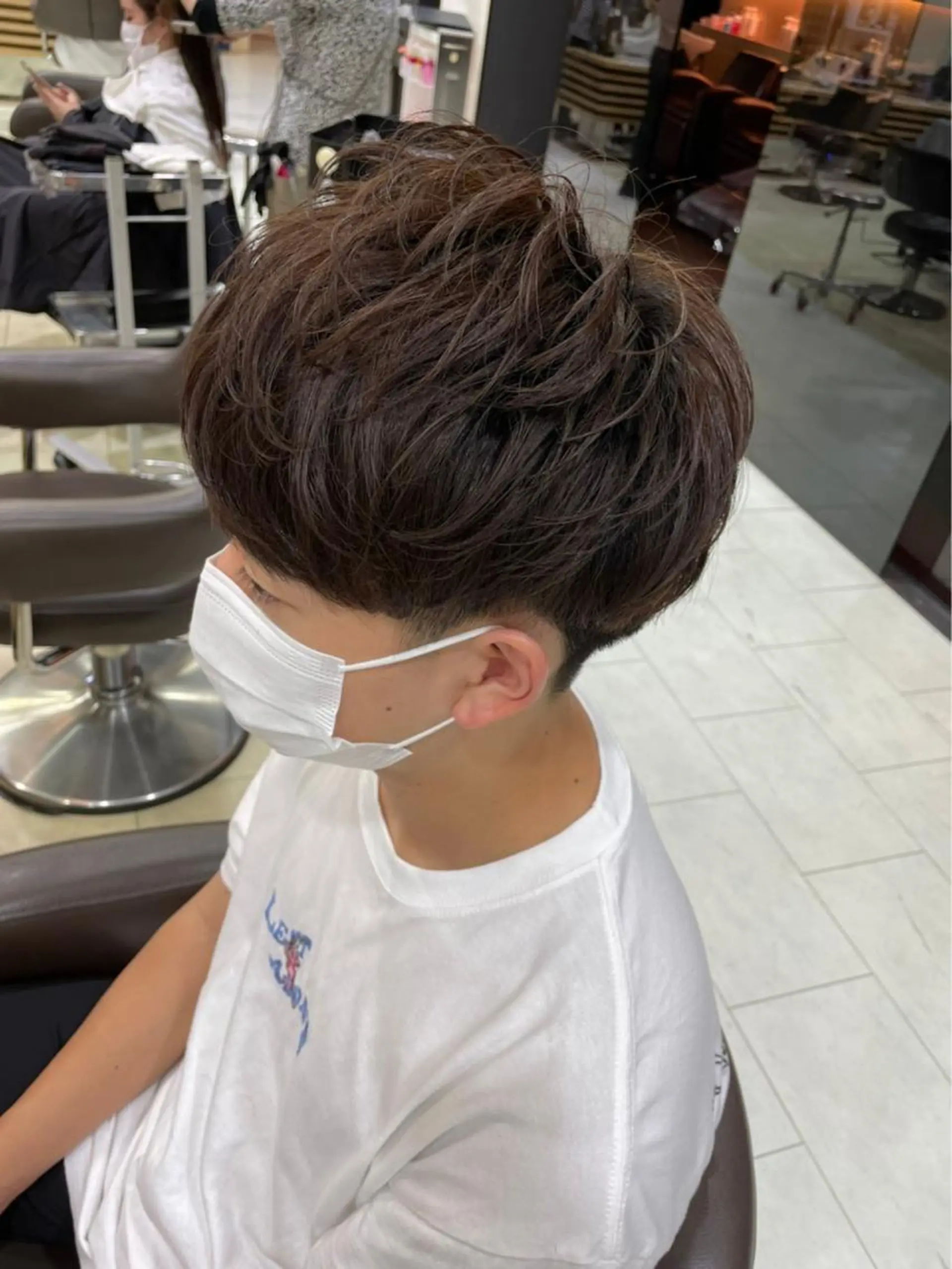 ミディアム メンズ ホットペッパー に移行中【かな】のヘアスタイル