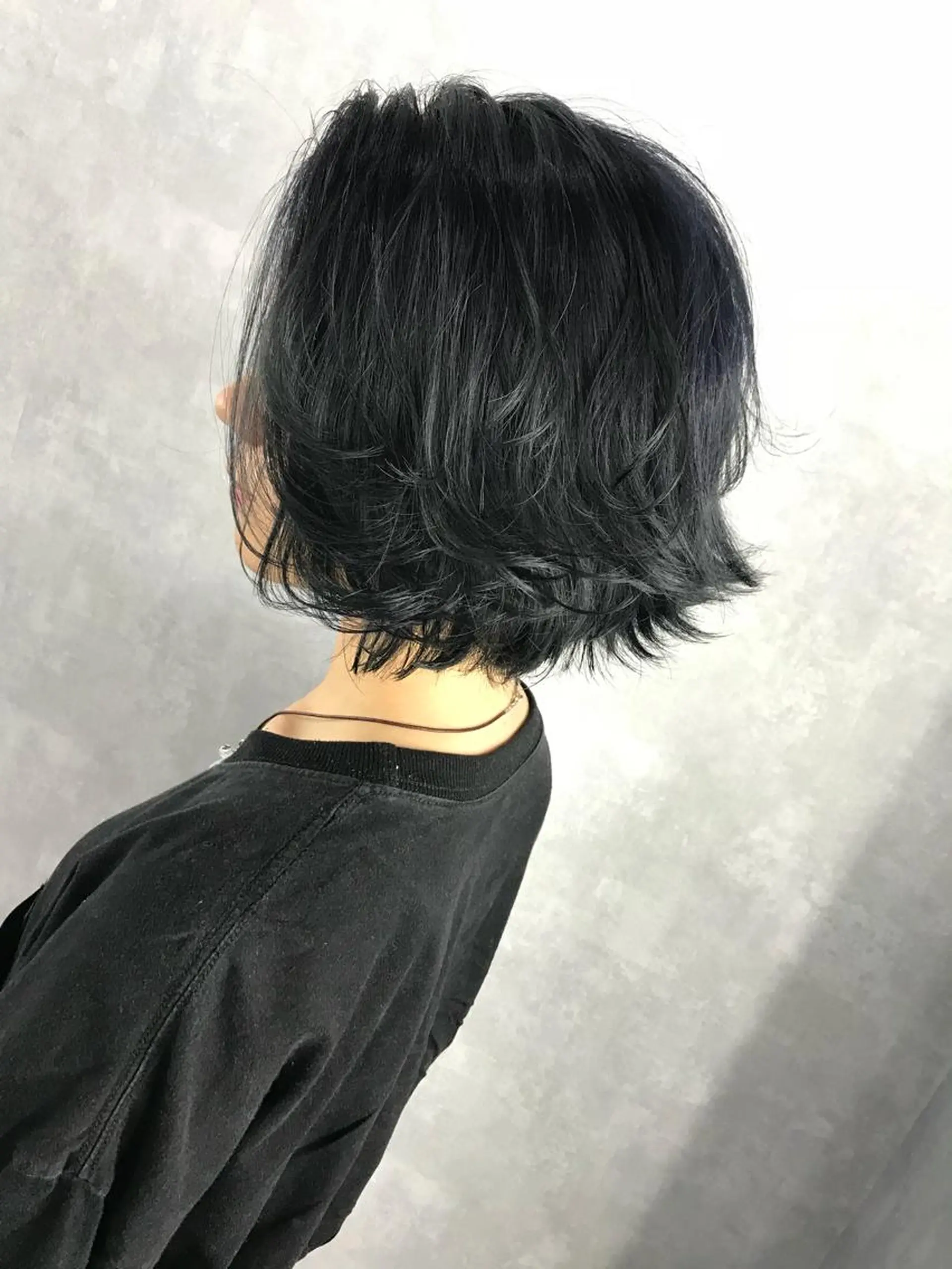ショート カラー 透明感カラー ヘアカラー トリートメント stylist/ボブ ことの/韓国レイヤーのヘアスタイル