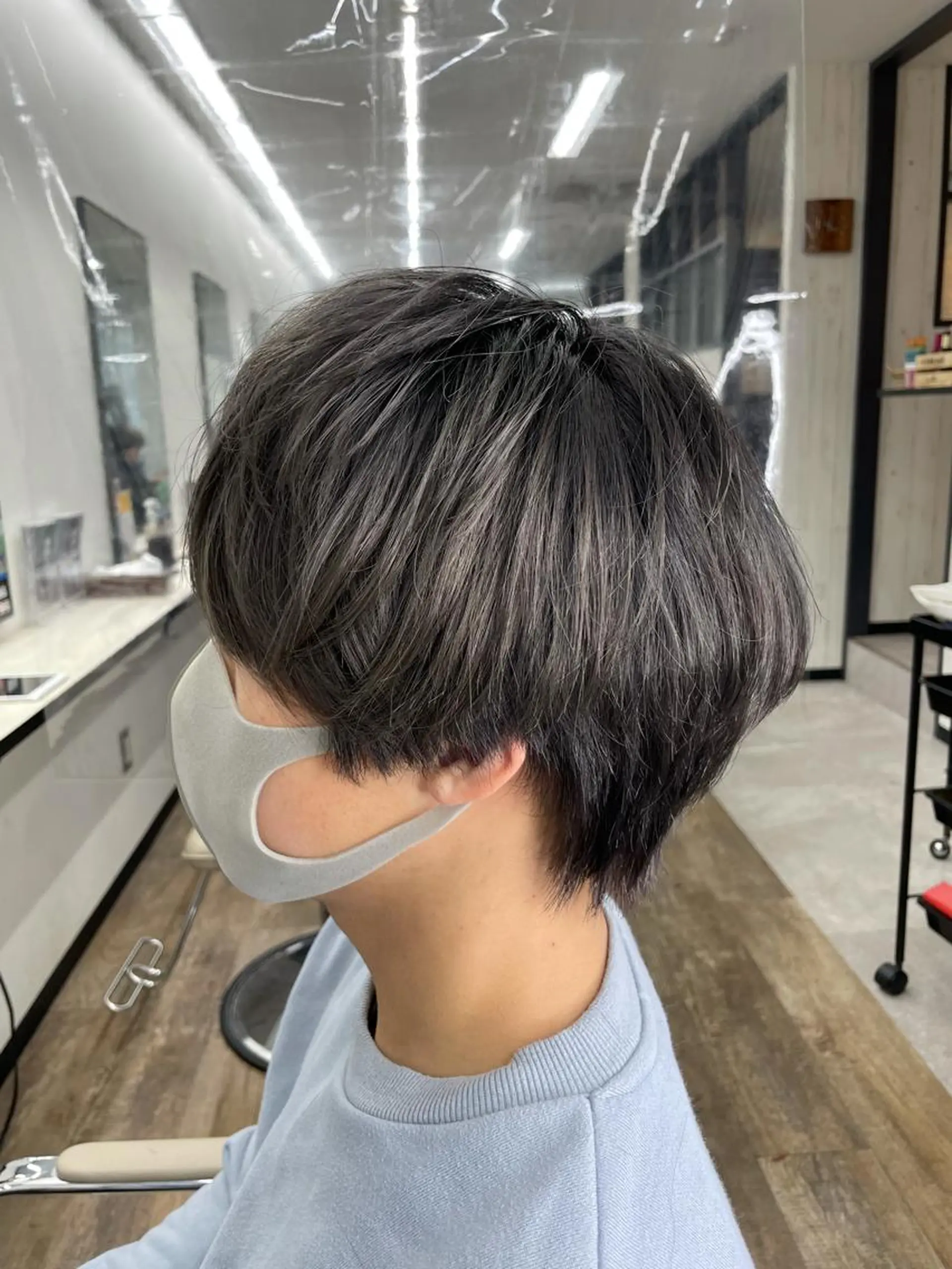 カラー メンズ シルバー カット ヘアカラー トリートメント ヘッドスパ 栄/久屋大通り/韓国 /透明感/横山🩵のヘアスタイル