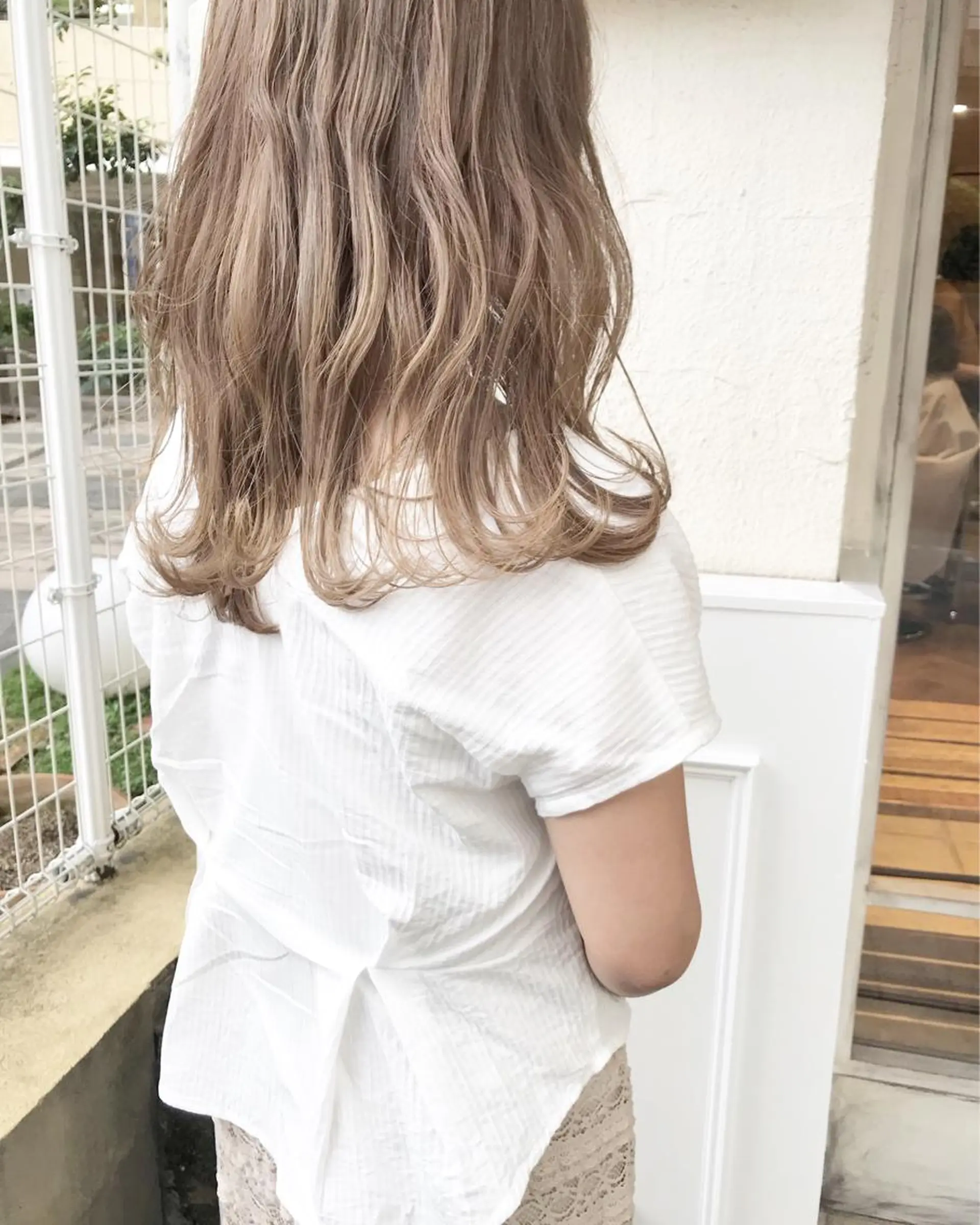 セミロング ヘアカラー トリートメント Musiiik hairのヘアスタイル