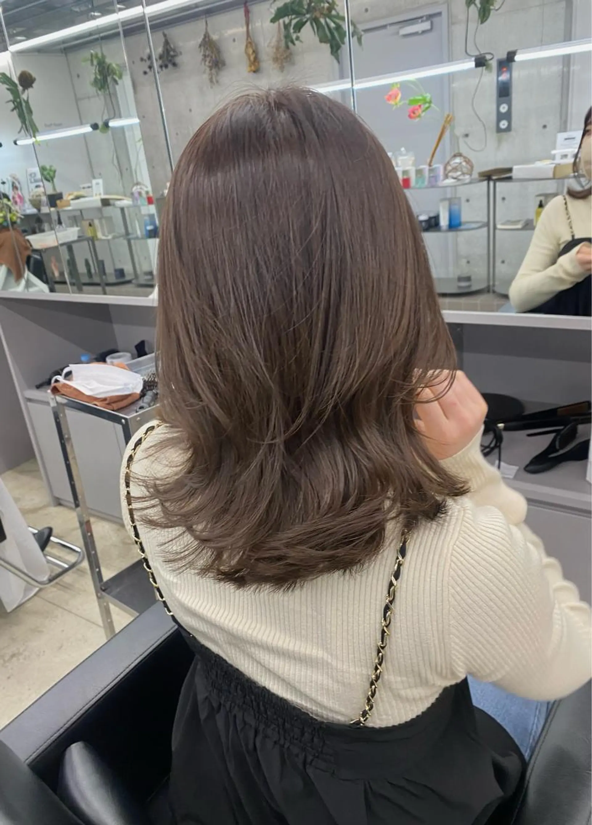 ミディアム カラー レイヤー/柔色 カラー/SAkiのヘアスタイル