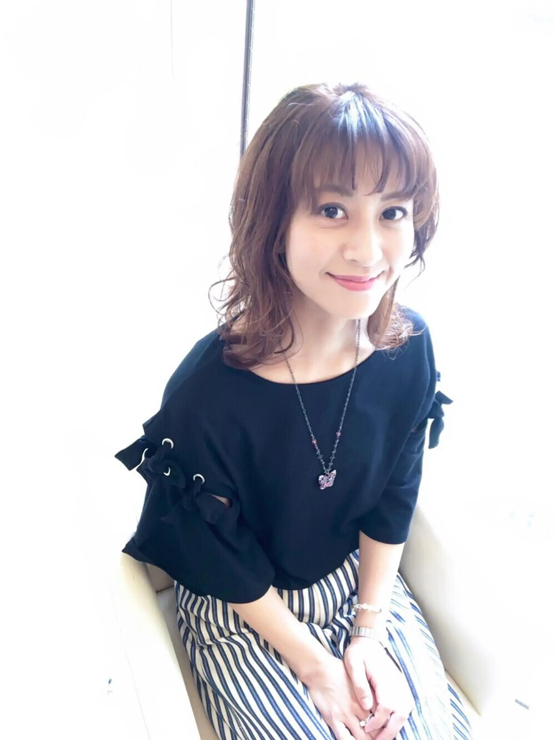 ミディアム カラー パーマ mai /Lita中央橋のヘアスタイル