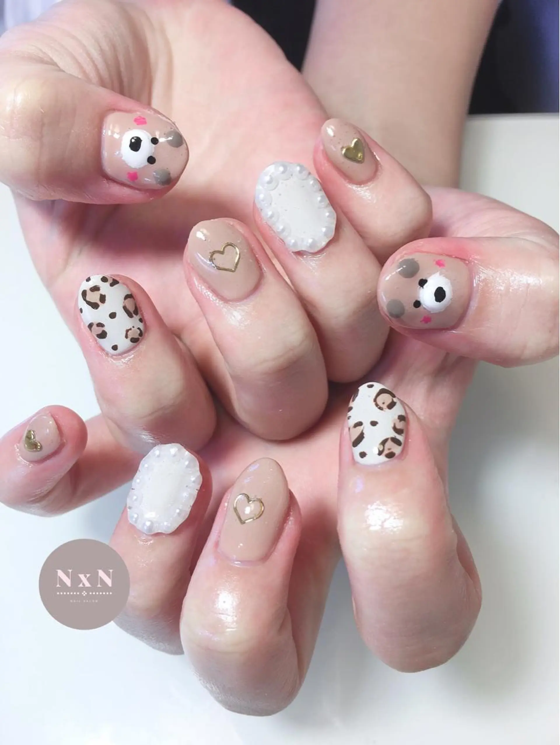 ネイル ジェルネイル ぷっくりネイル nail salon N×Nのネイルデザイン