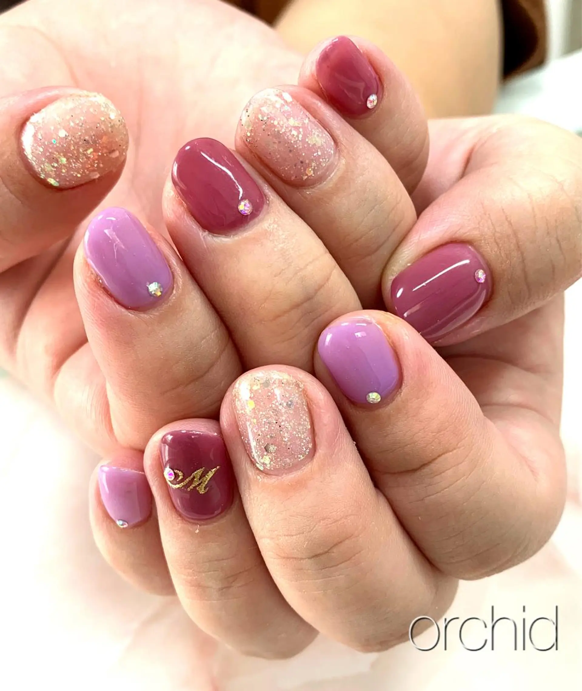 ネイル orchid ♡オーキッドのネイルデザイン