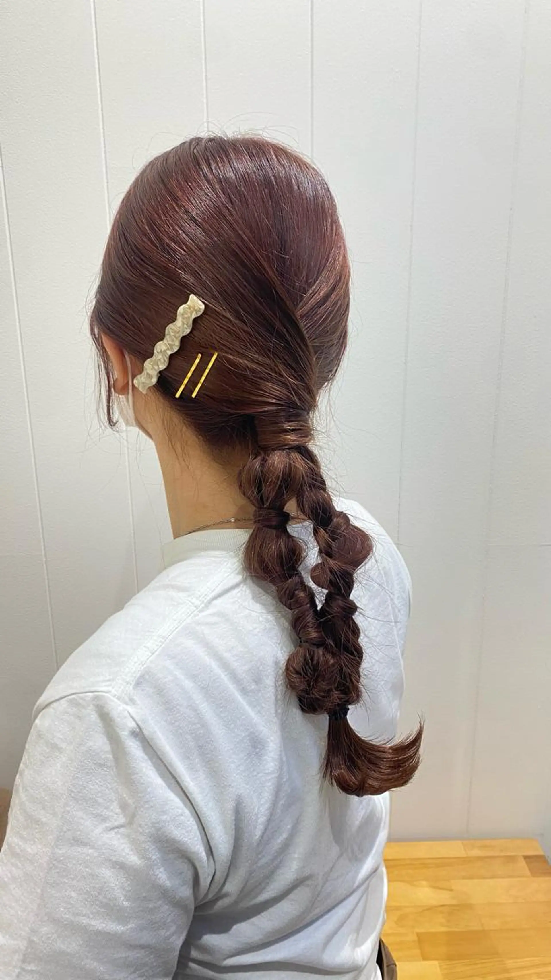 ロング カラー ヘアアレンジ hair shioのヘアスタイル