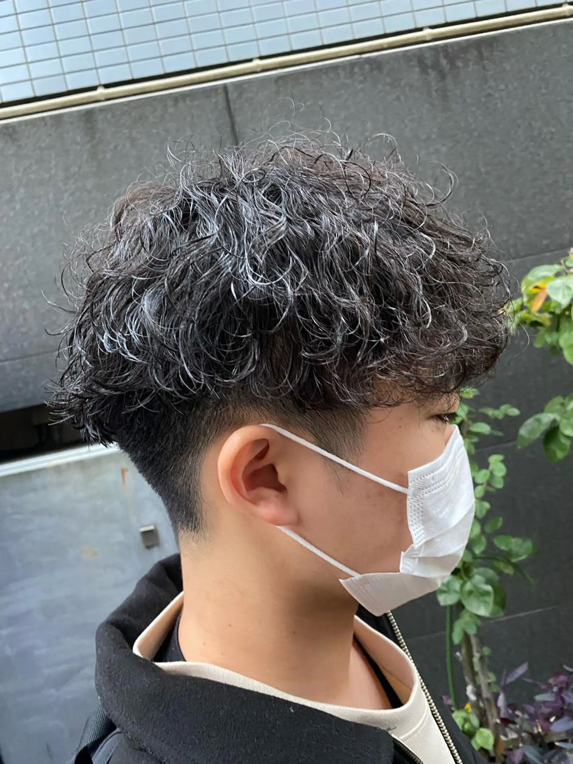 パーマ メンズ カット パーマ トリートメント ヘアセット メンズブリーチカラー /パーマ ごーた立川のヘアスタイル