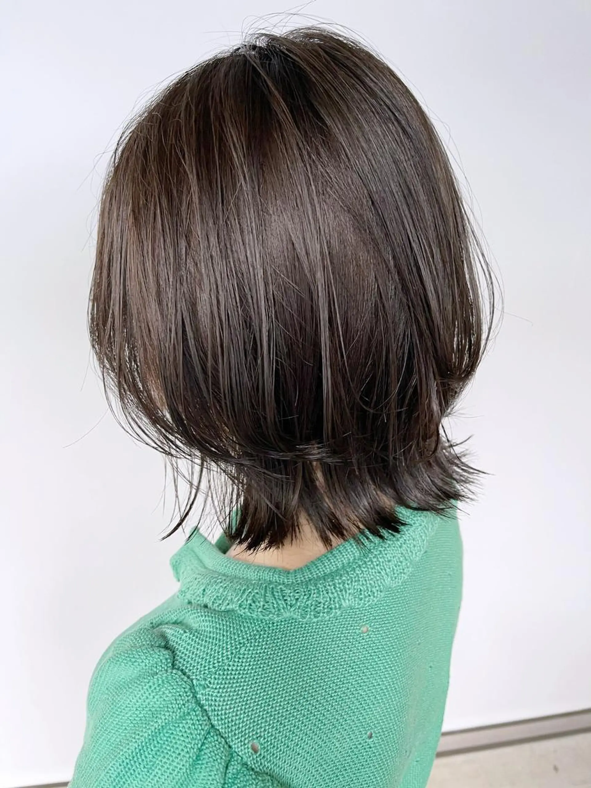 ミディアム カラー ヘアアレンジ パーマ くびれヘア ITbyALBUM 中野店のヘアスタイル