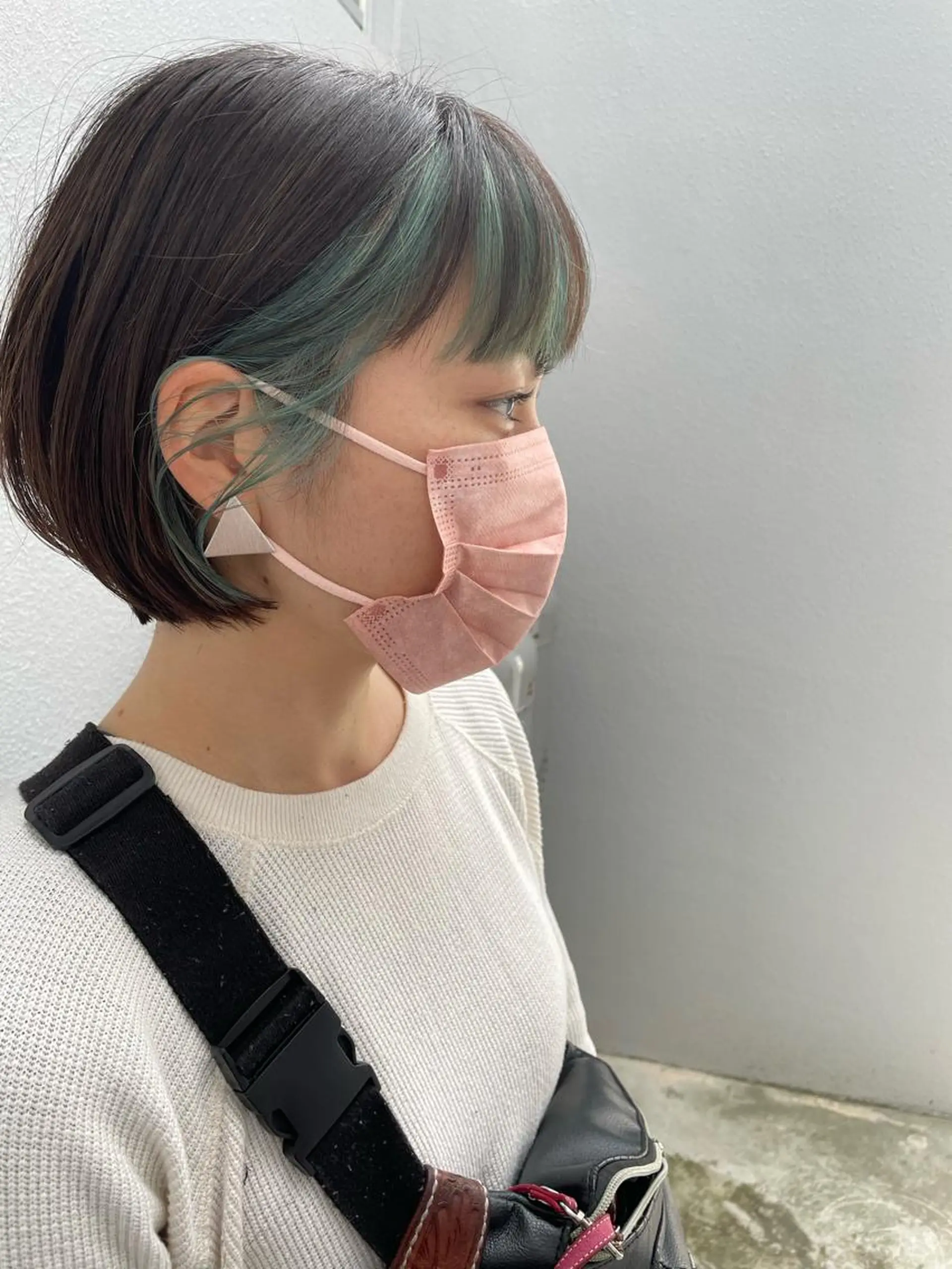 ショート 切りっぱなしボブ ショートボブ 丸みショート ミストバング ボブ C’LD hair  produce /シールドヘア所属・モテ髪/ボブ/ショー ト/アダチフウトのヘアスタイル