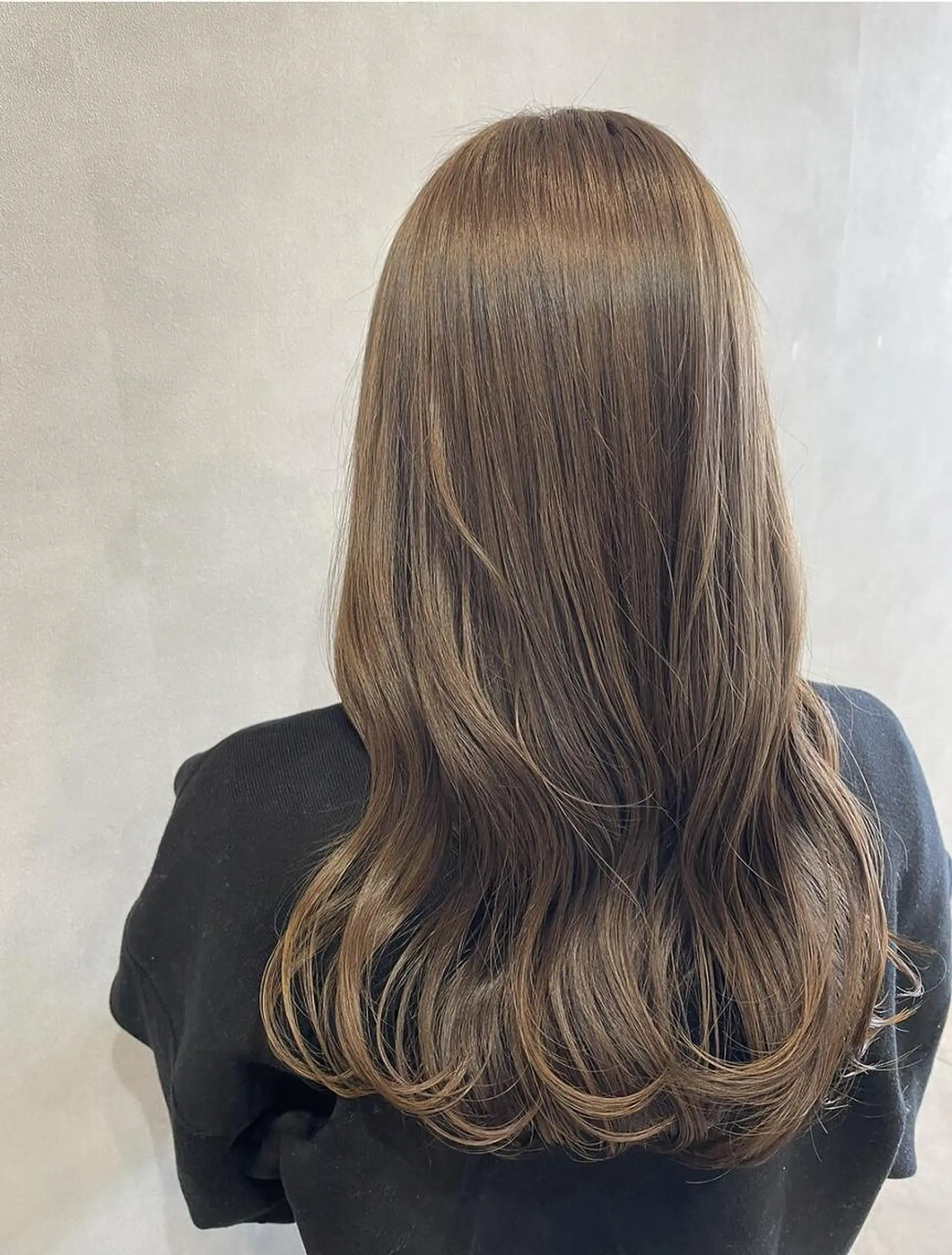 カラー セミロング ヘアカラー トリートメント achieve tillのヘアスタイル