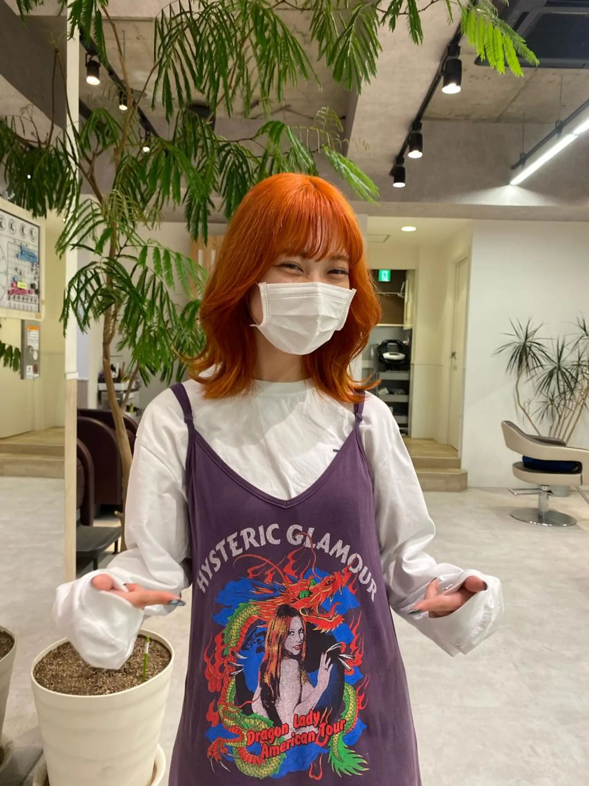 セミロング カラー ブリーチ メンズパーマ支配率 No.1🔥坂井那吏のその他イメージ