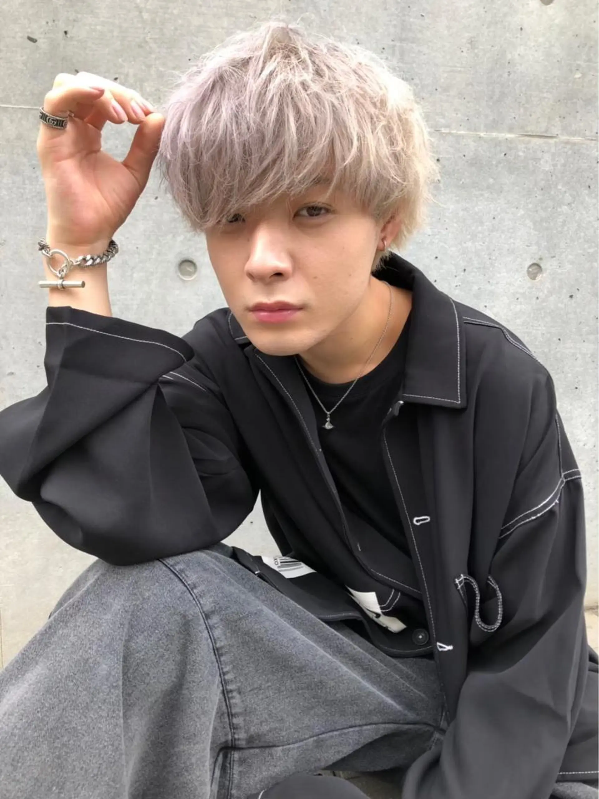 ショート カラー パーマ ヘアアレンジ メンズ 🌈トレンドヘア 🌈WATARU🌈のヘアスタイル