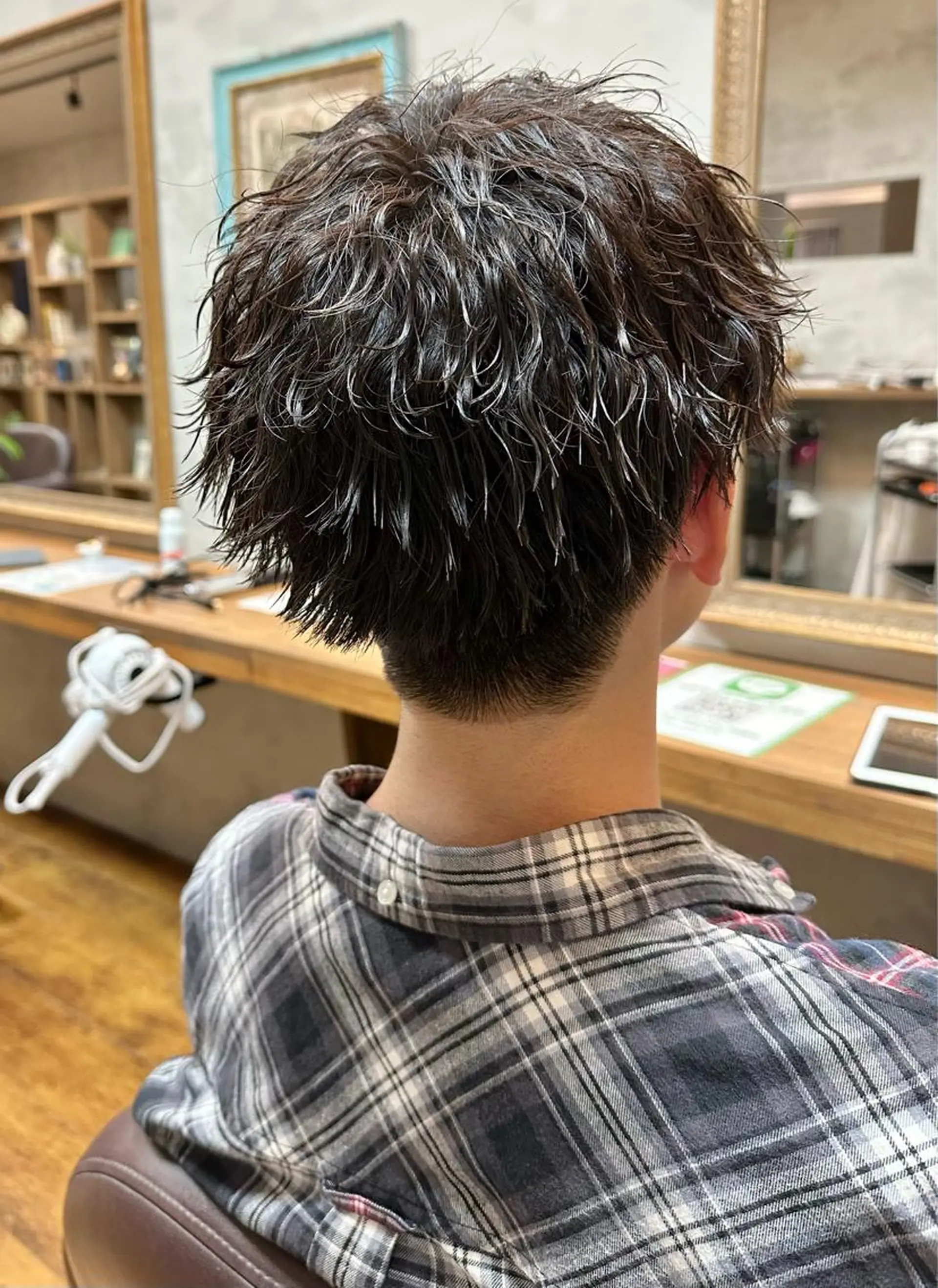 メンズ メンズパーマ 波巻きパーマ Salonde  COCO所属・メンズ専門美容師 RIOのヘアスタイル