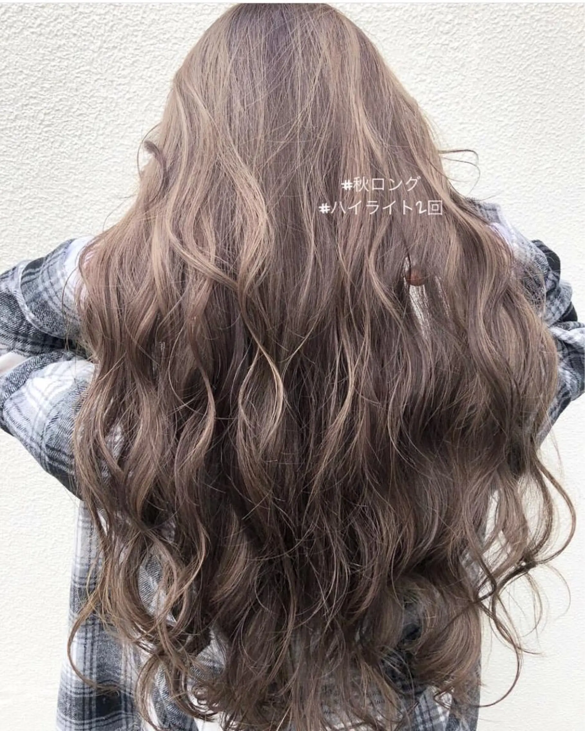 ロング カラー レイヤーカット BLend 渋谷のヘアスタイル