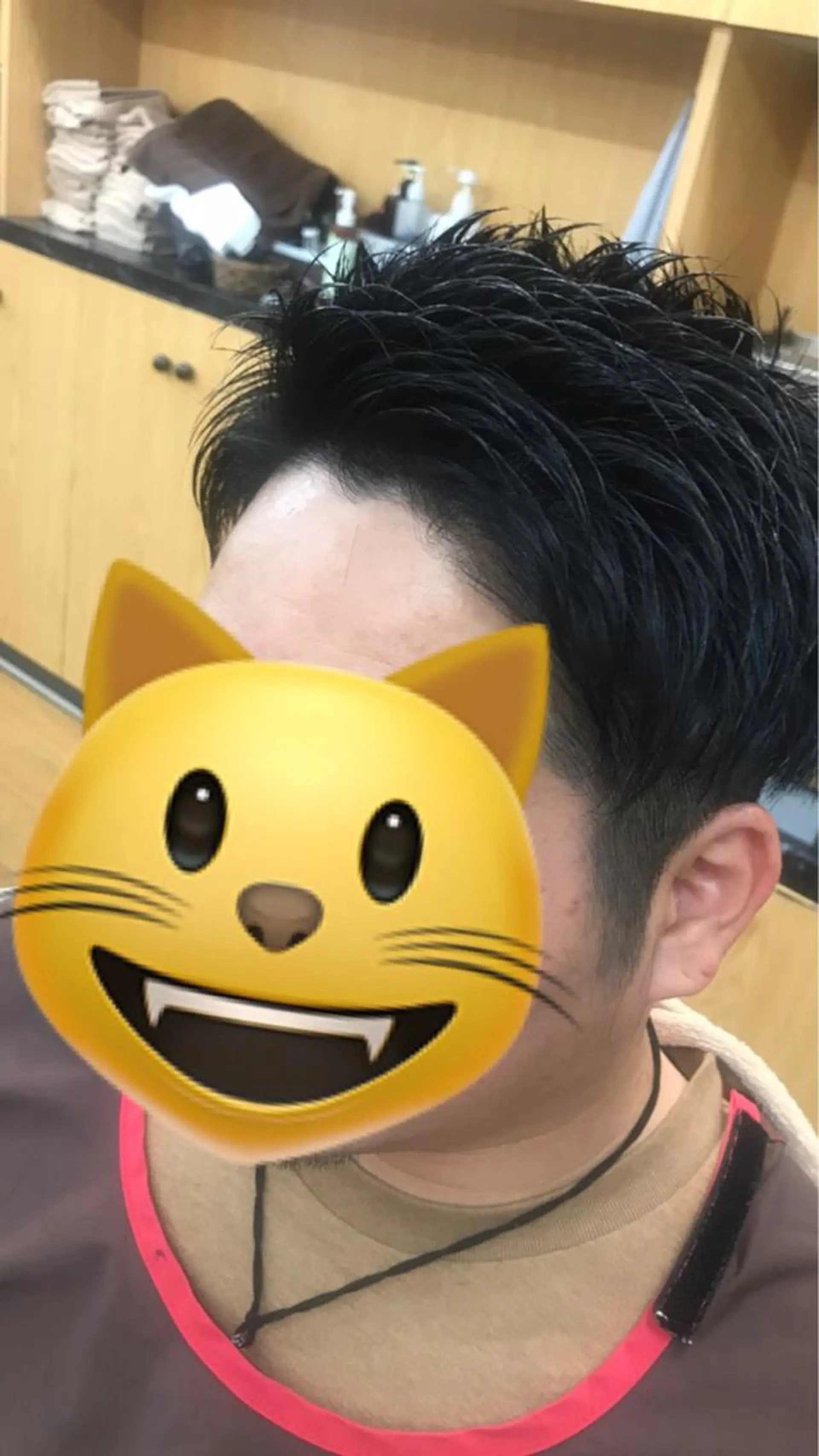 ショート メンズ アップバング カット ヘアセット BarberTOKUTOKO所属・TOKUTOKO 小野寺のヘアスタイル