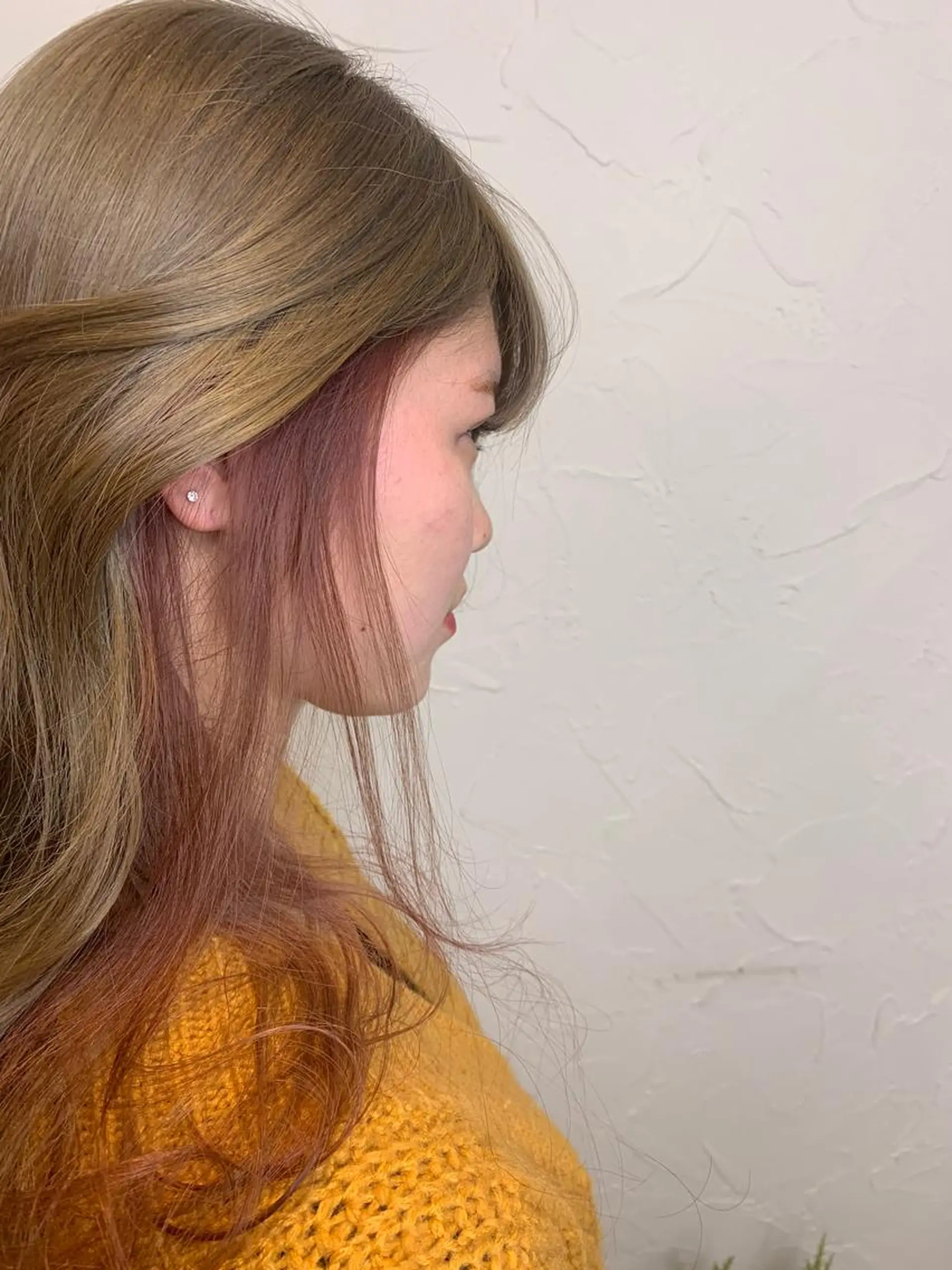 ロング カラー ブリーチ ケアブリーチ ダブルカラー 🟤TAP🟤 木曳野　金沢店のヘアスタイル