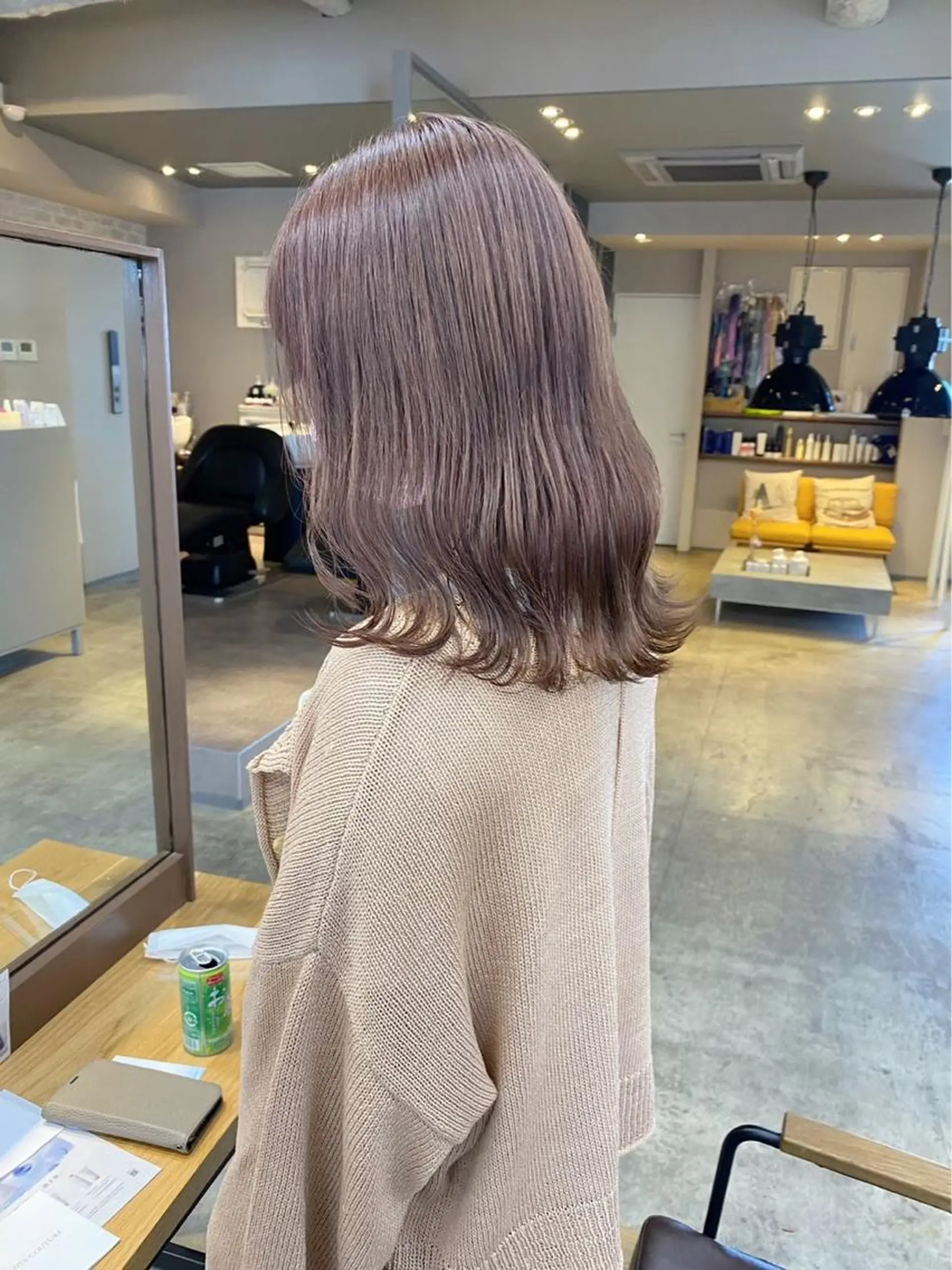 セミロング バレイヤージュモデル 小林匠❤️‍🔥のヘアスタイル