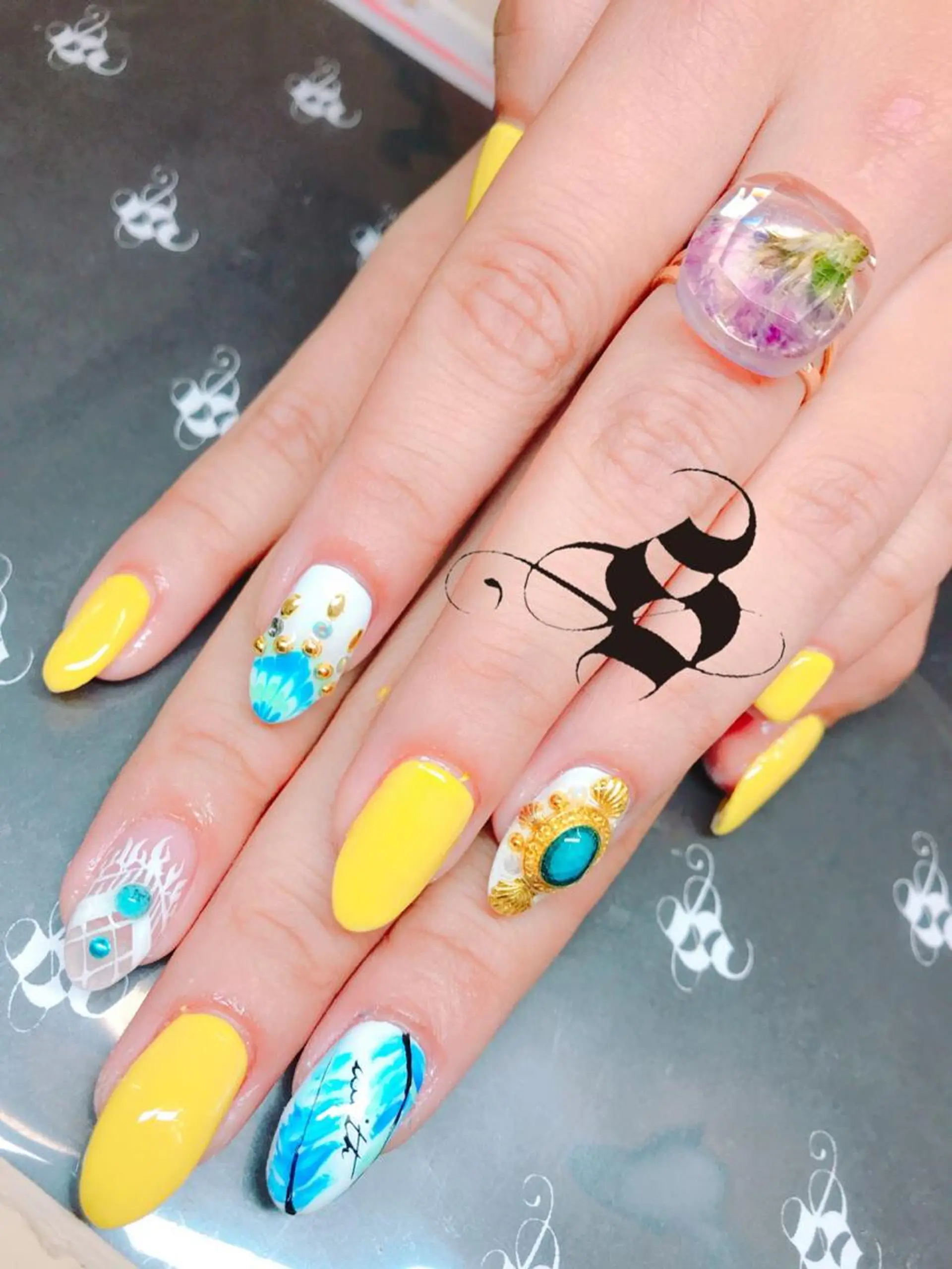 ネイル 長さ出し メンズネイル 持ち込み スカルプネイル ネイルチップ S&S 村田小百合のネイルデザイン