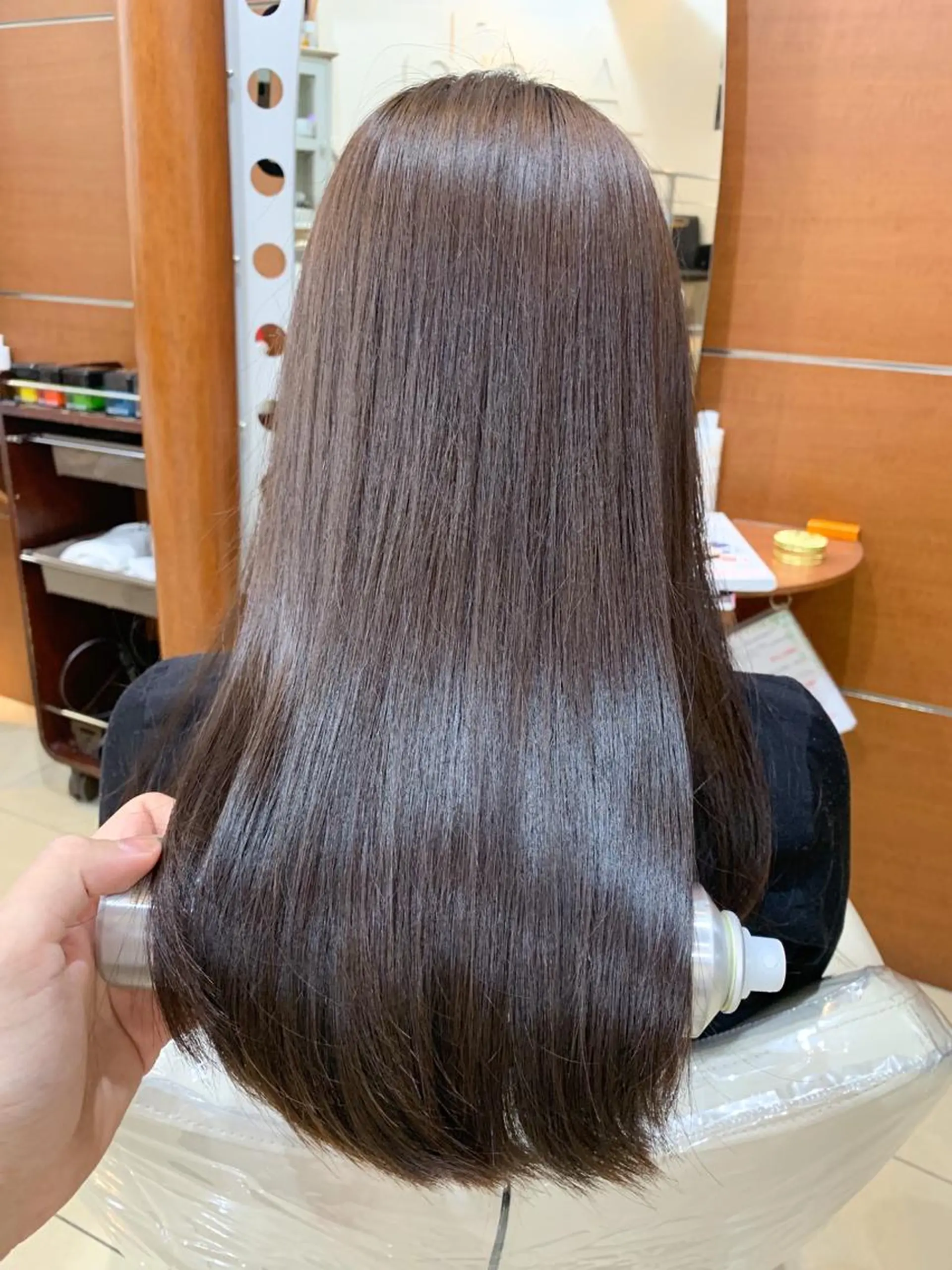 ロング パーマ 縮毛矯正 トリートメント 縮毛矯正/髪質改善 /韓国風　山川春輝のヘアスタイル