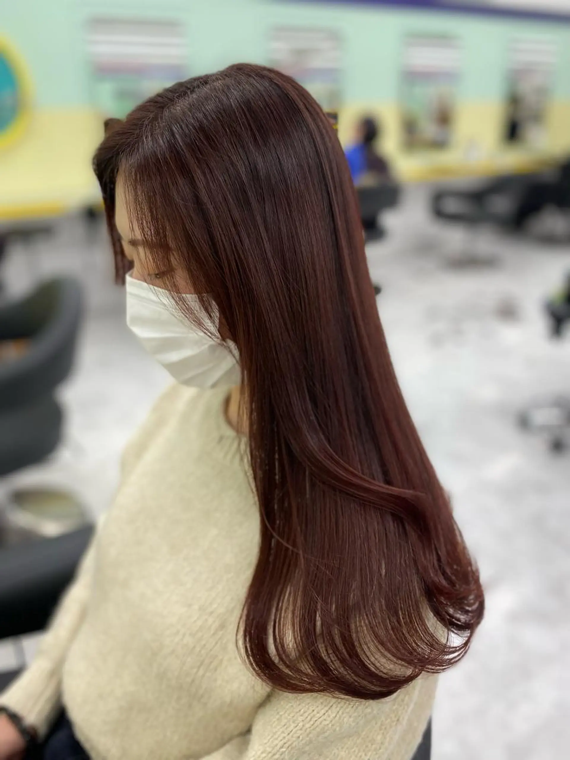 セミロング カラー パーマ ヘアアレンジ メンズ キッズ ネイル マツエク・マツパ アイブロウ ヘアカラー トリートメント ヘッドスパ ヘアセット linette所属・🐩推し活🐩 FUTABA🍒のヘアスタイル