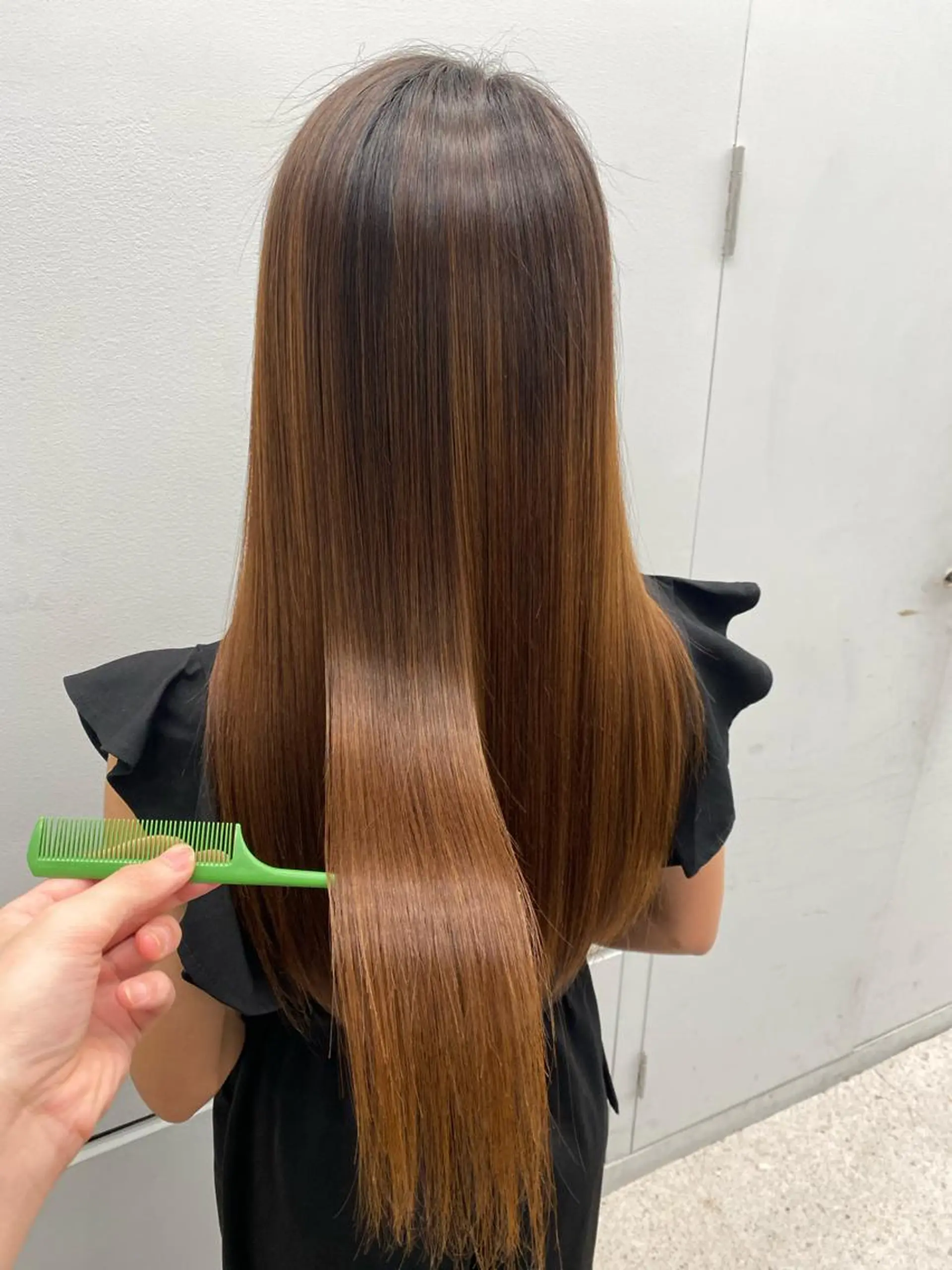 カラー ヘアアレンジ 京都レイヤーカット/ 縮毛矯正/羽柴りくのヘアスタイル