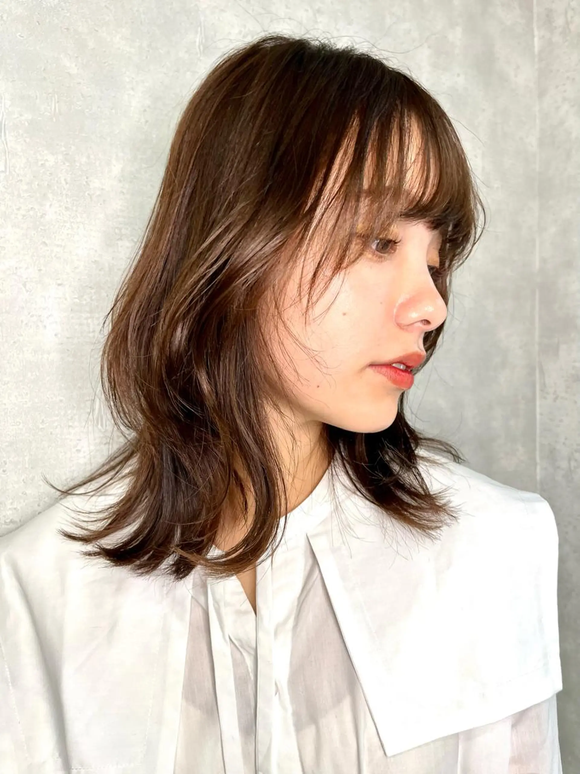 ミディアム くびれヘア 韓国風ヘア レイヤーカット alotta 吉祥寺所属・パーソナルカラー🧡 美容師のその他イメージ