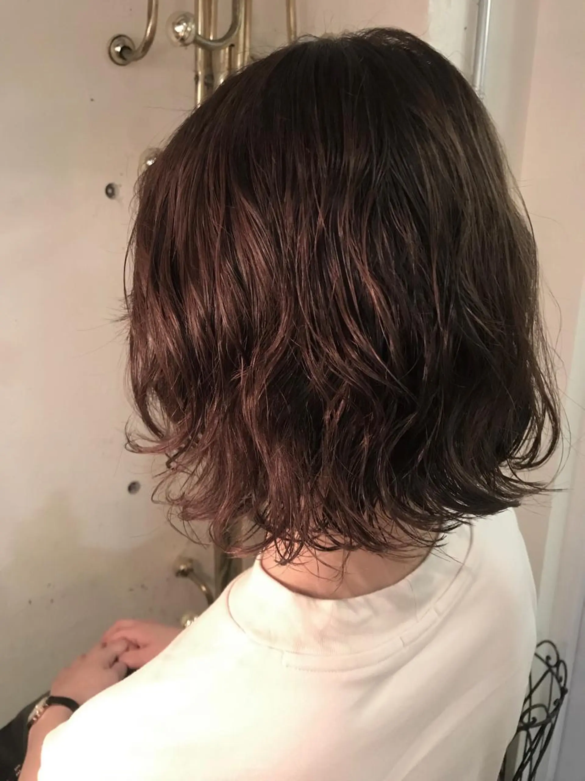 ミディアム パーマ パーマ美容師 hanaのヘアスタイル