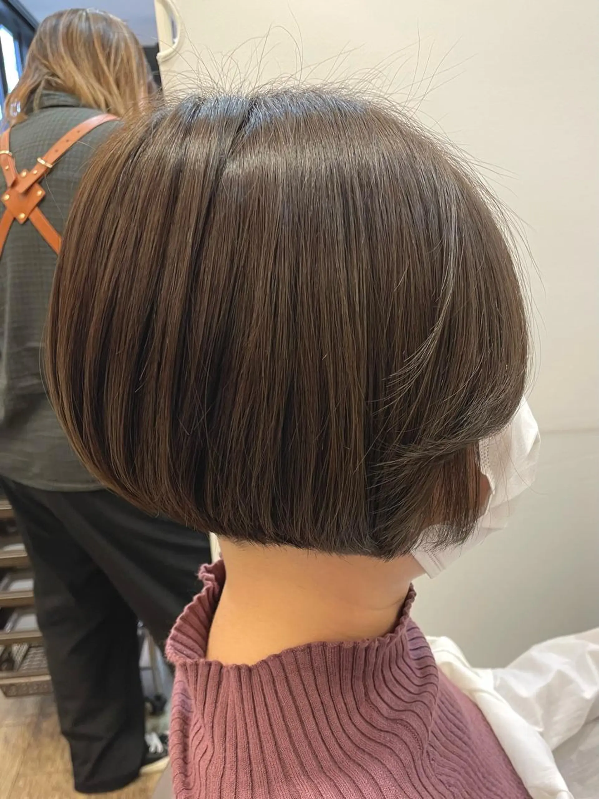 ショート カラー ボブ メンズパーマ🌀/ 中村郁未のヘアスタイル