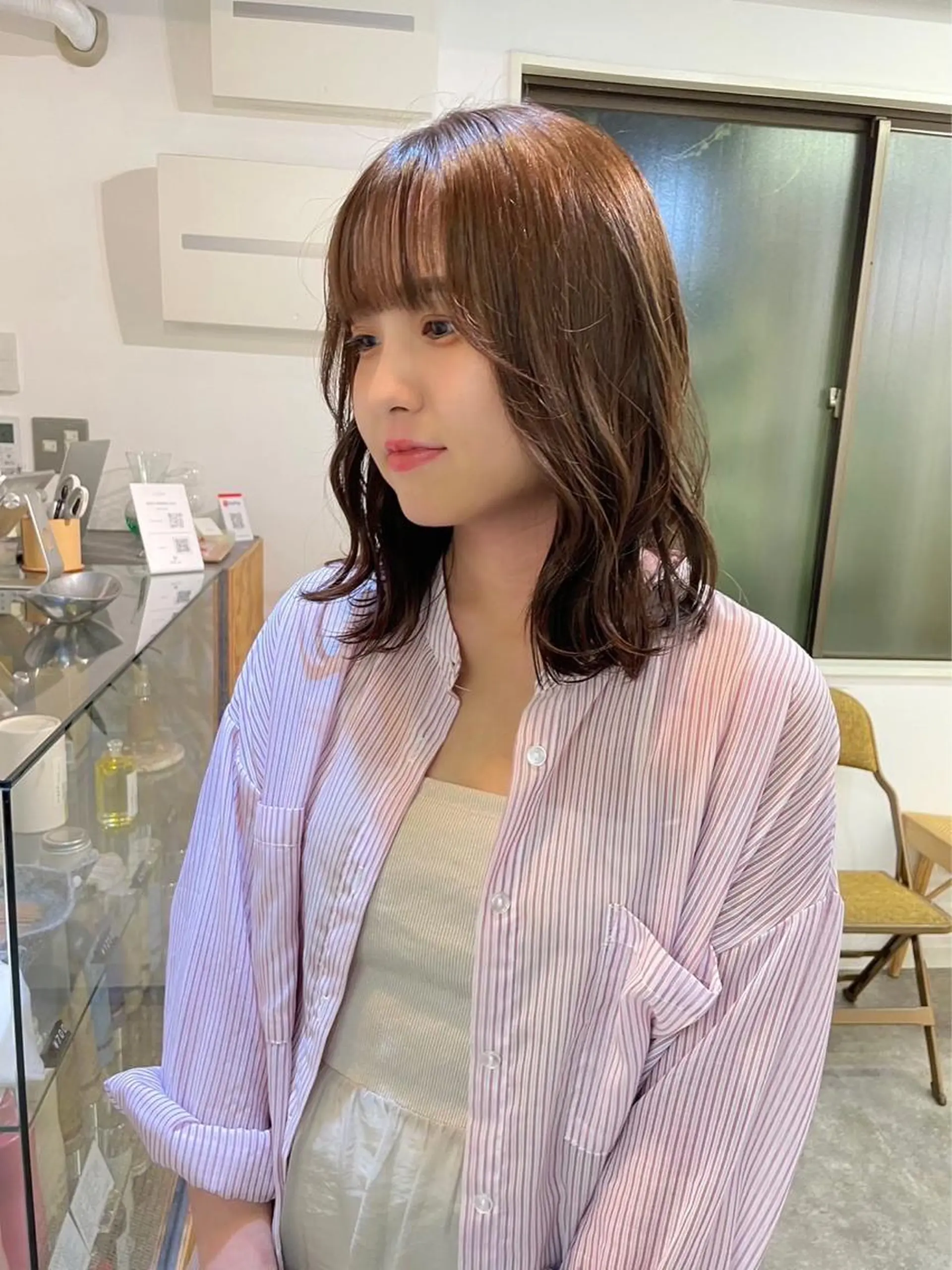 カラー sakura🌸 レイヤー/韓国ヘアのヘアスタイル