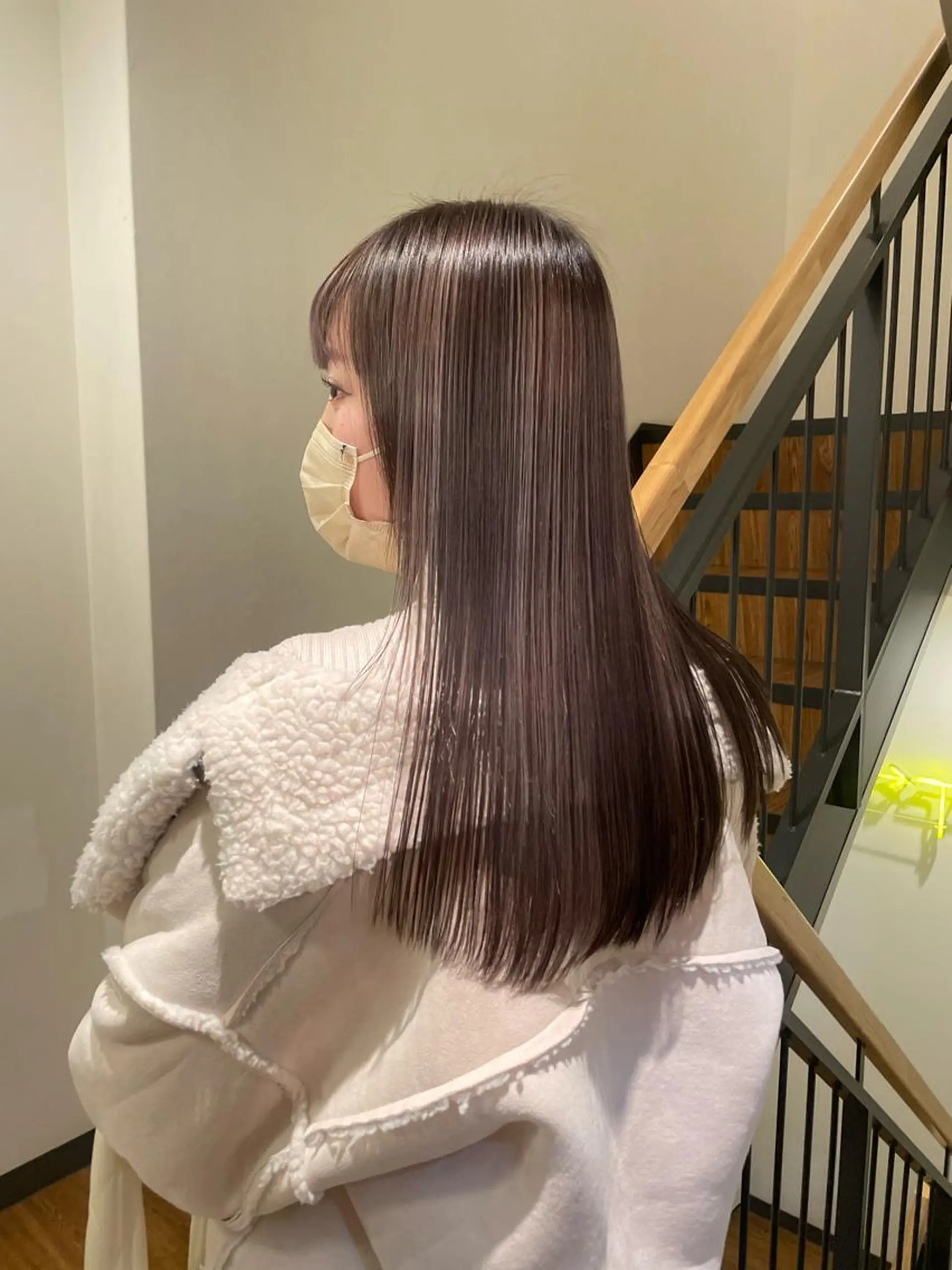 ロング カラー ハイライトカラー ハイライト hen所属・心斎橋/レイヤー/ ブリーチ/モエのヘアスタイル