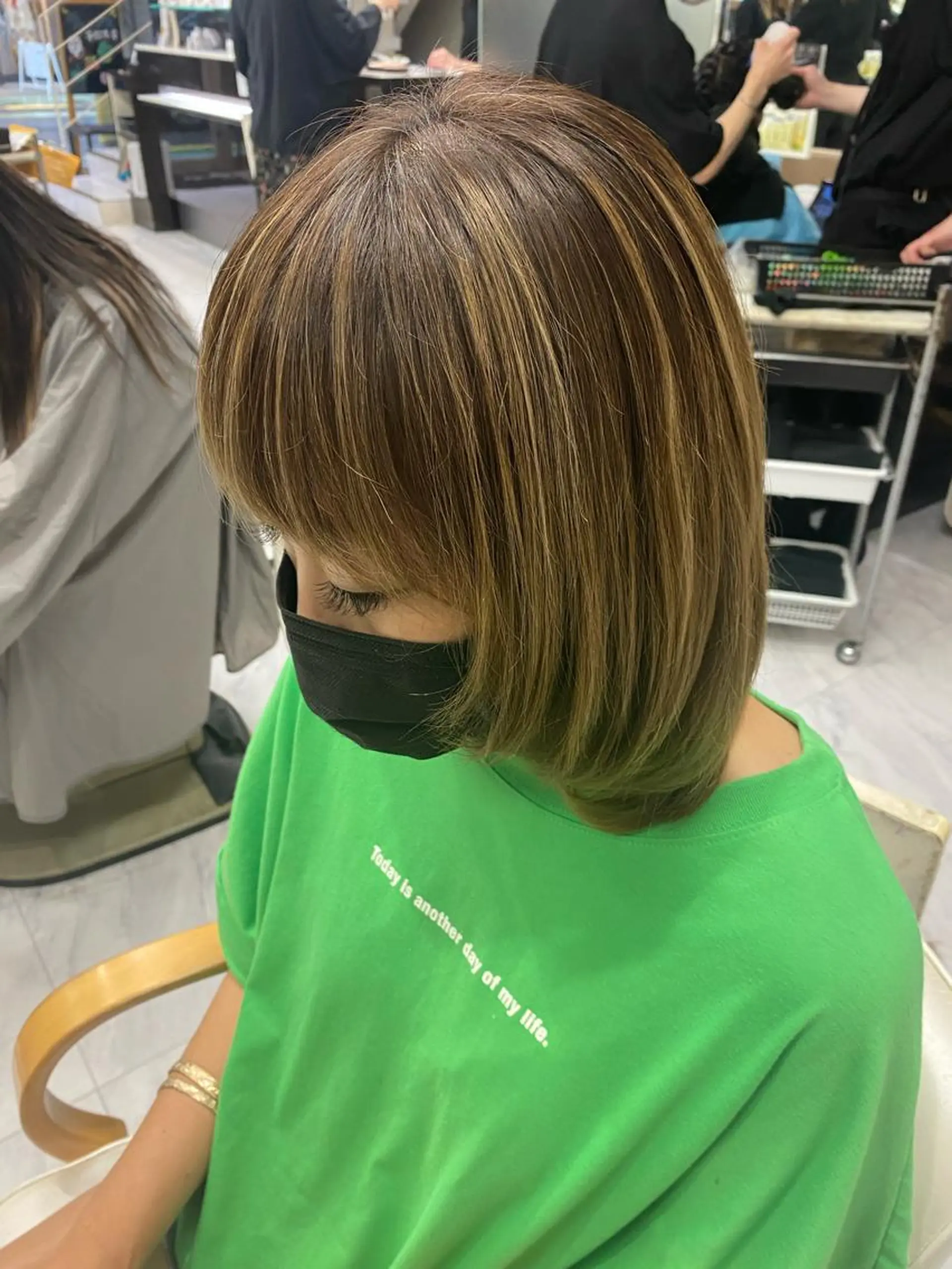 ロング レイヤーカット シャギー 目黒 碧人のヘアスタイル