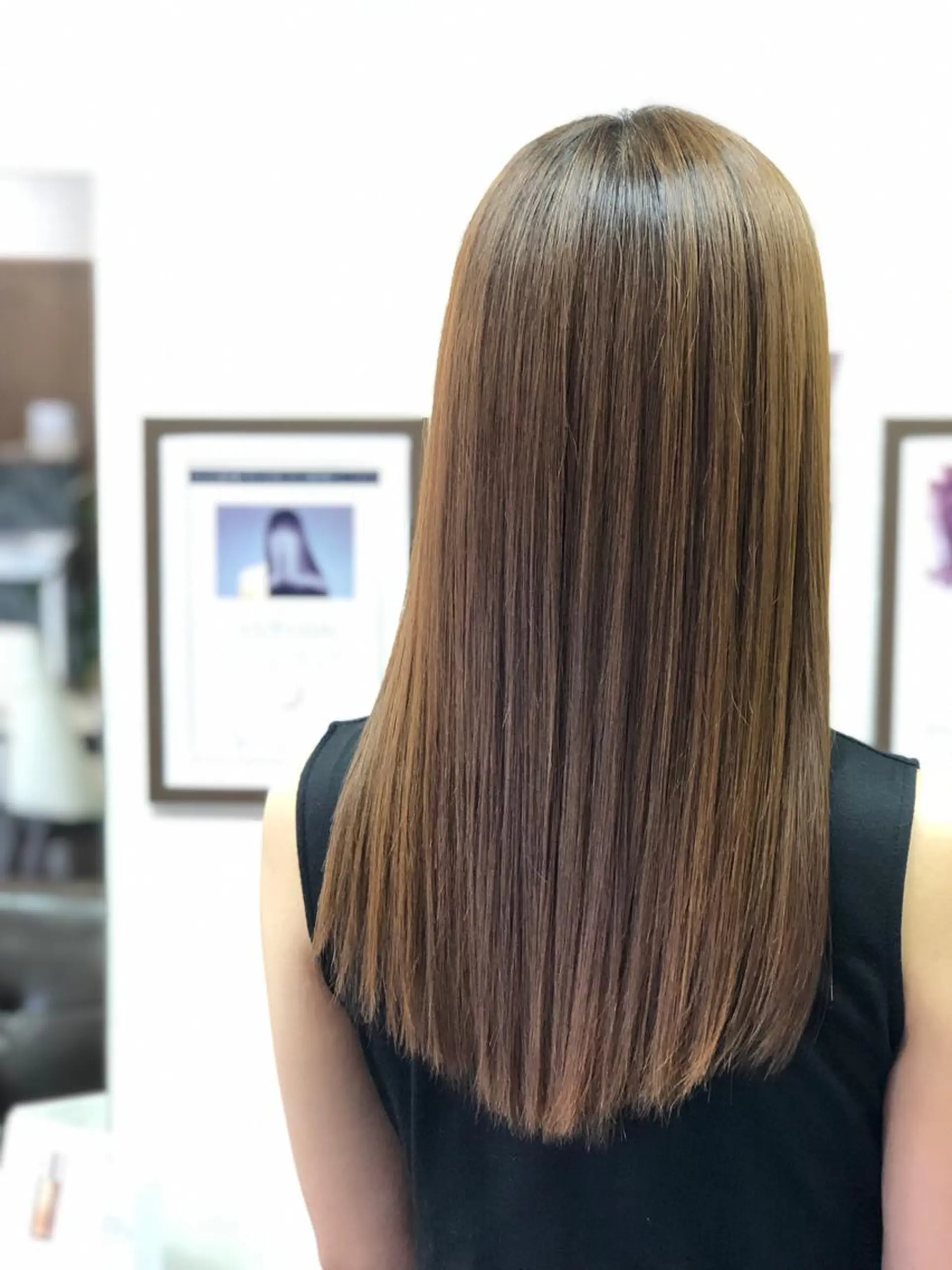 ロング 清原 悠理のヘアスタイル