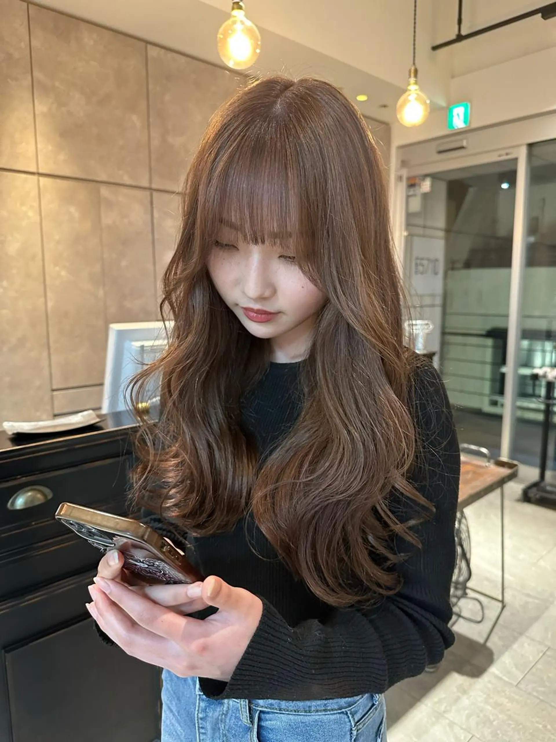 ロング カラー ヘアアレンジ カット ヘアカラー 🌹TikTok4万 フォロワー🌹AKIのヘアスタイル