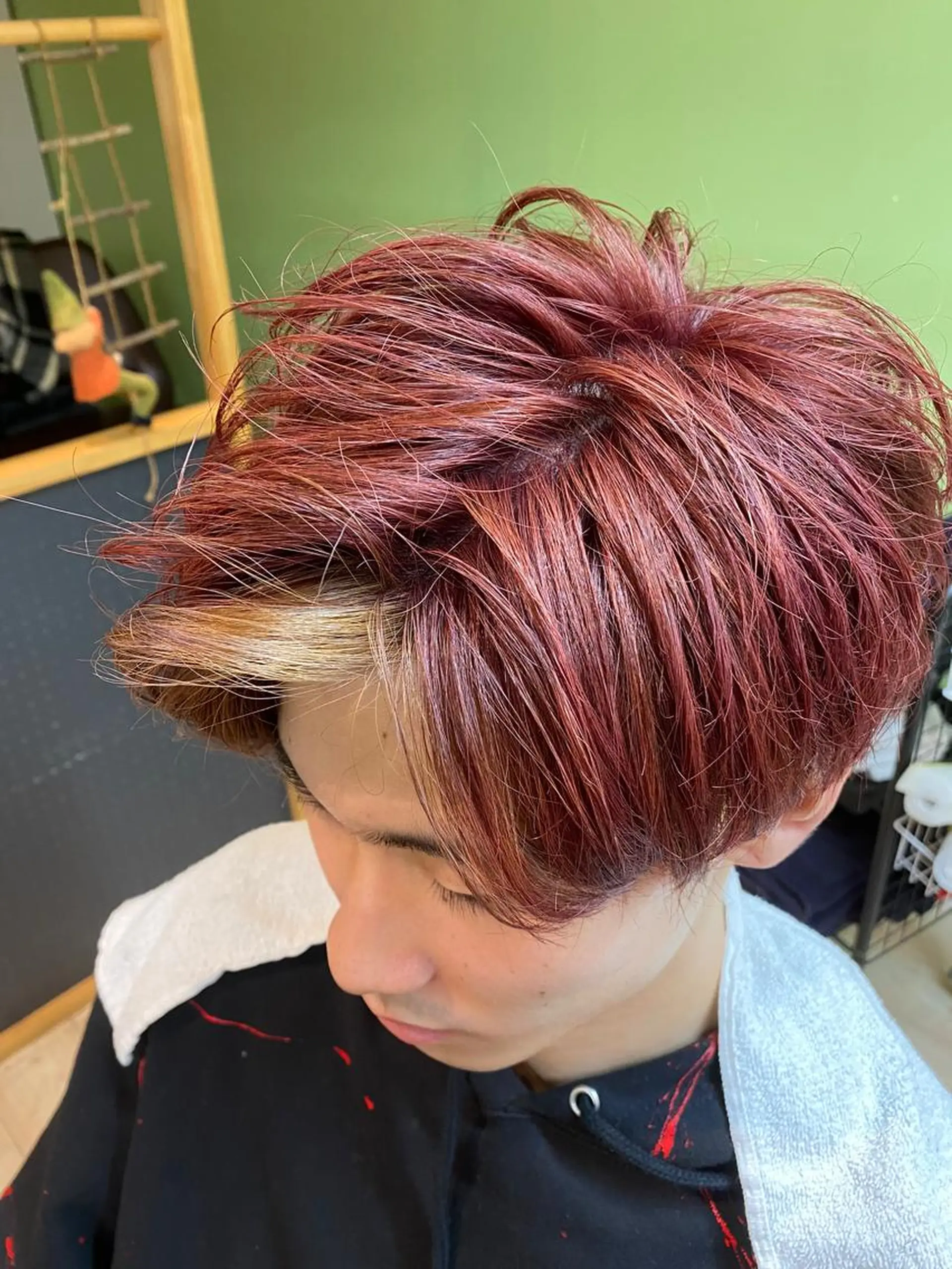 カラー メンズ ミストバング  フェイスフレーミング 🔥メンズ特化🔥 パーマ🔥カメイのヘアスタイル