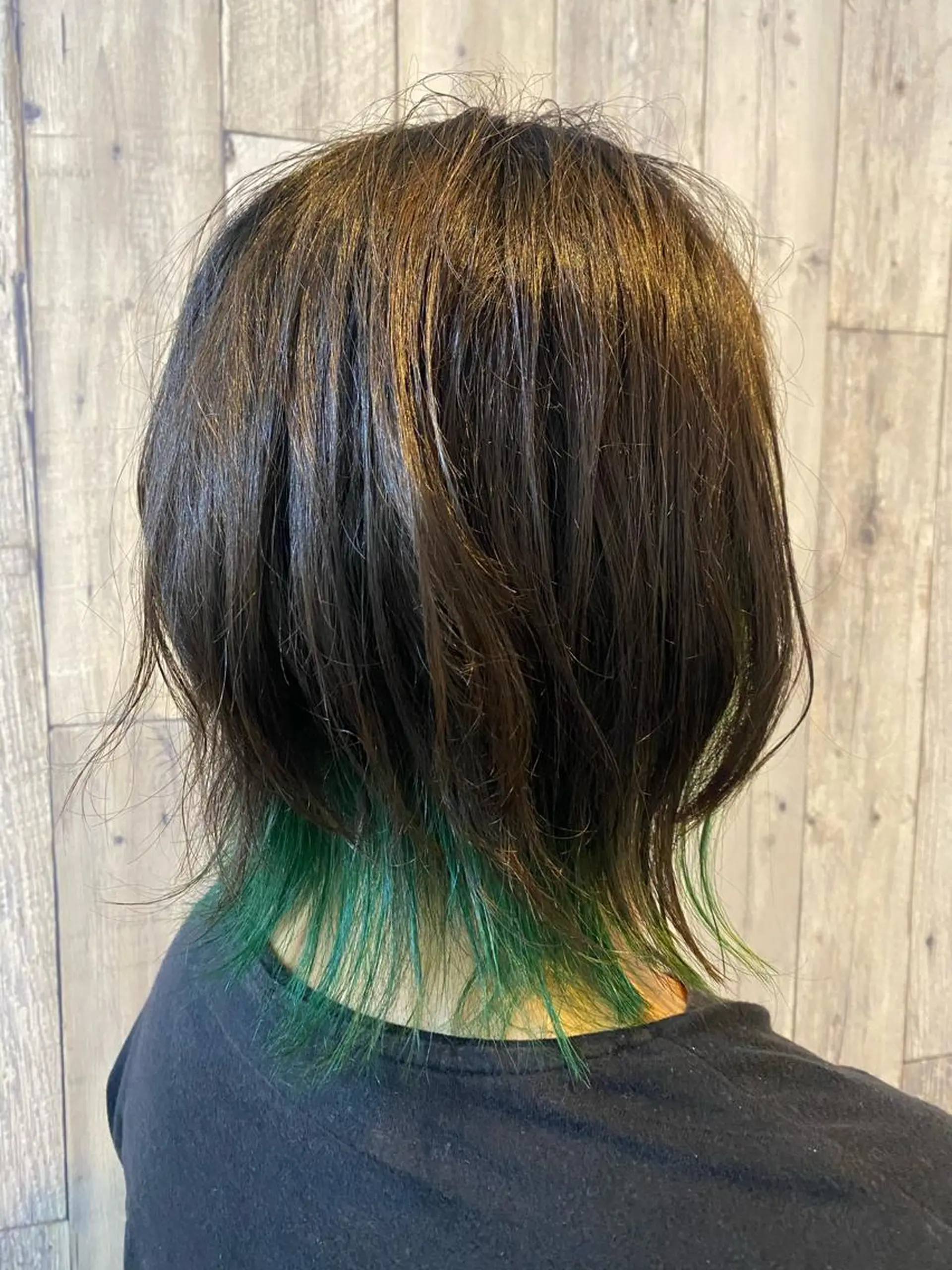 カラー ブリーチ 大芝 沙耶のヘアスタイル