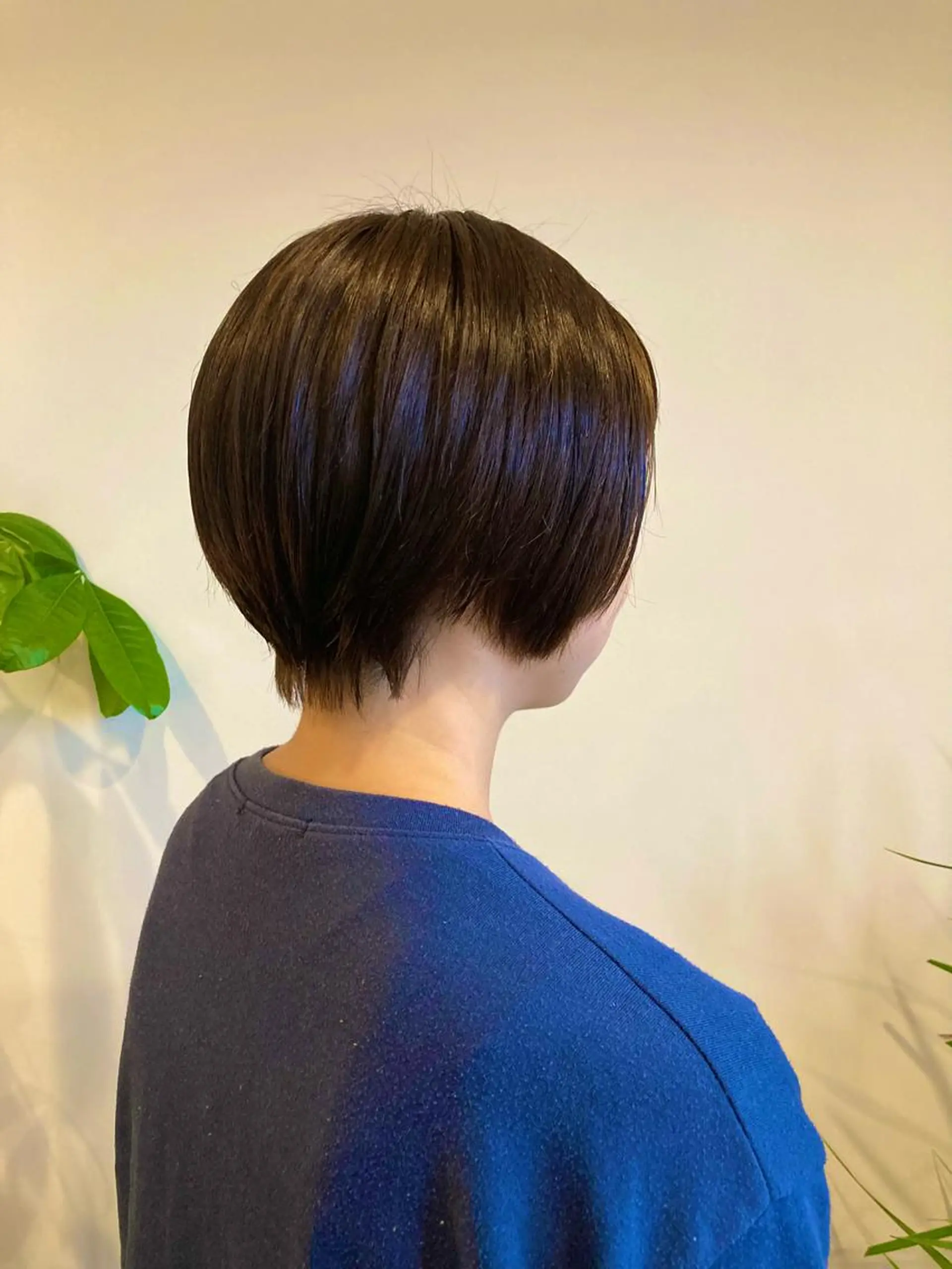 ショート カラー 透明感カラー オリーブカラー 小島 千夏のヘアスタイル