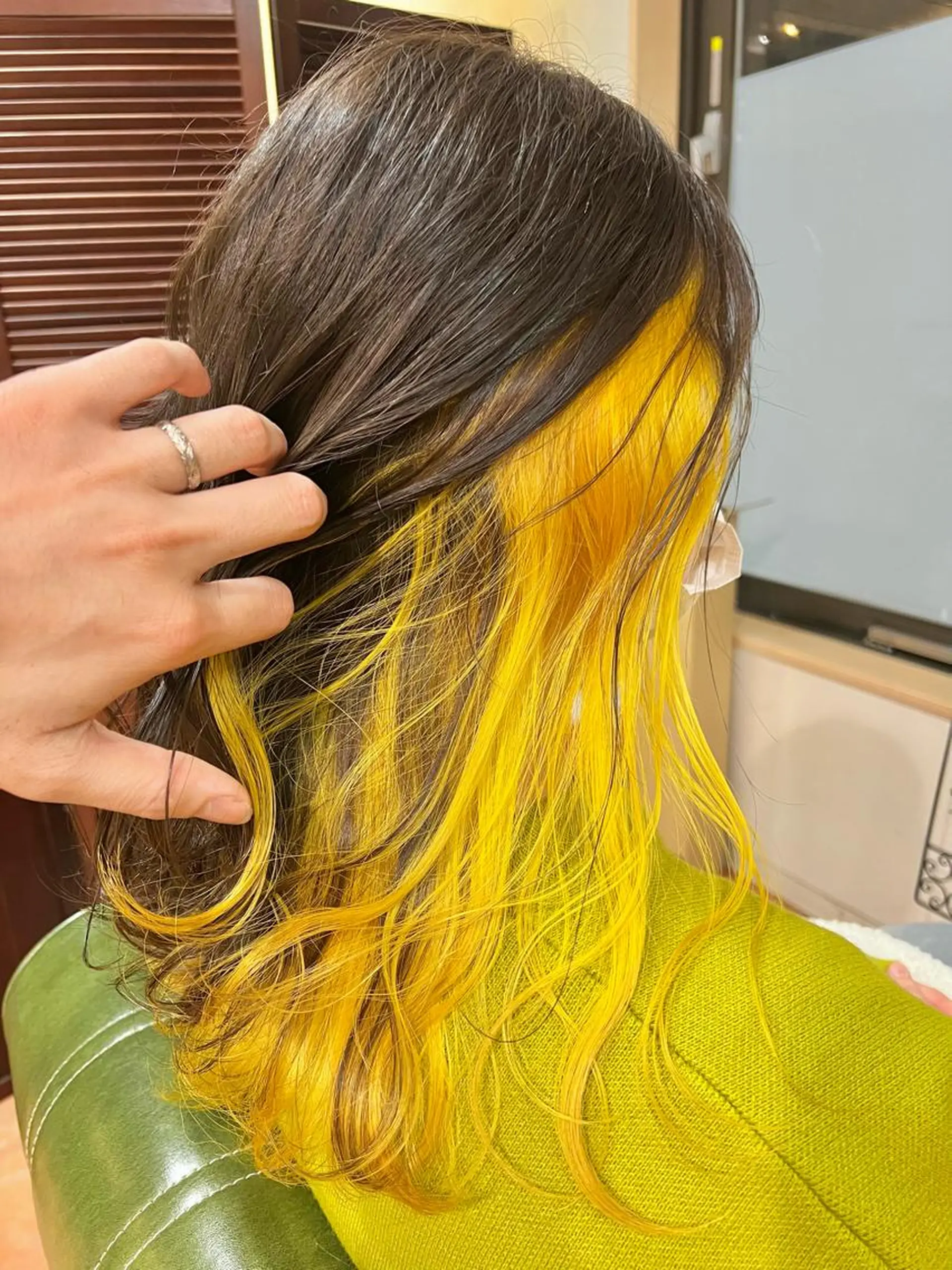 ロング カラー ヘアカラー トリートメント 石井 佑樹のヘアスタイル