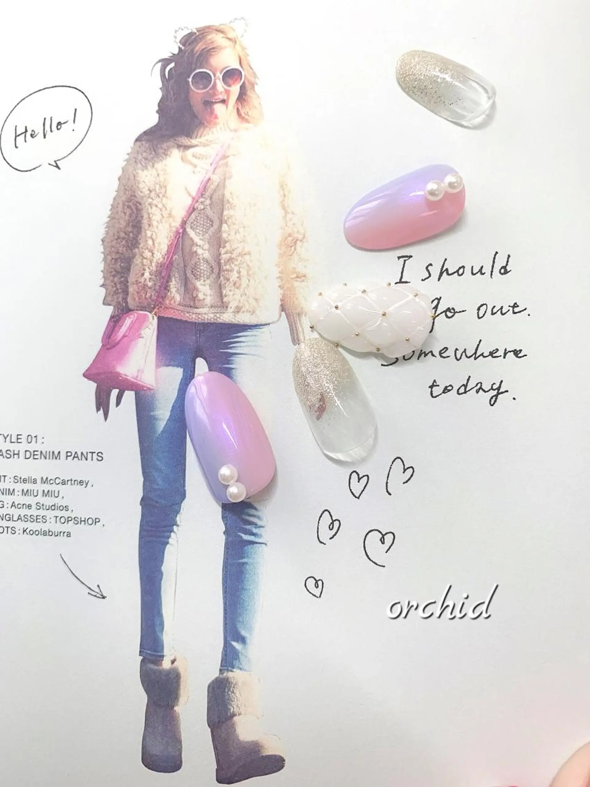 ネイル orchid ♡オーキッドのネイルデザイン