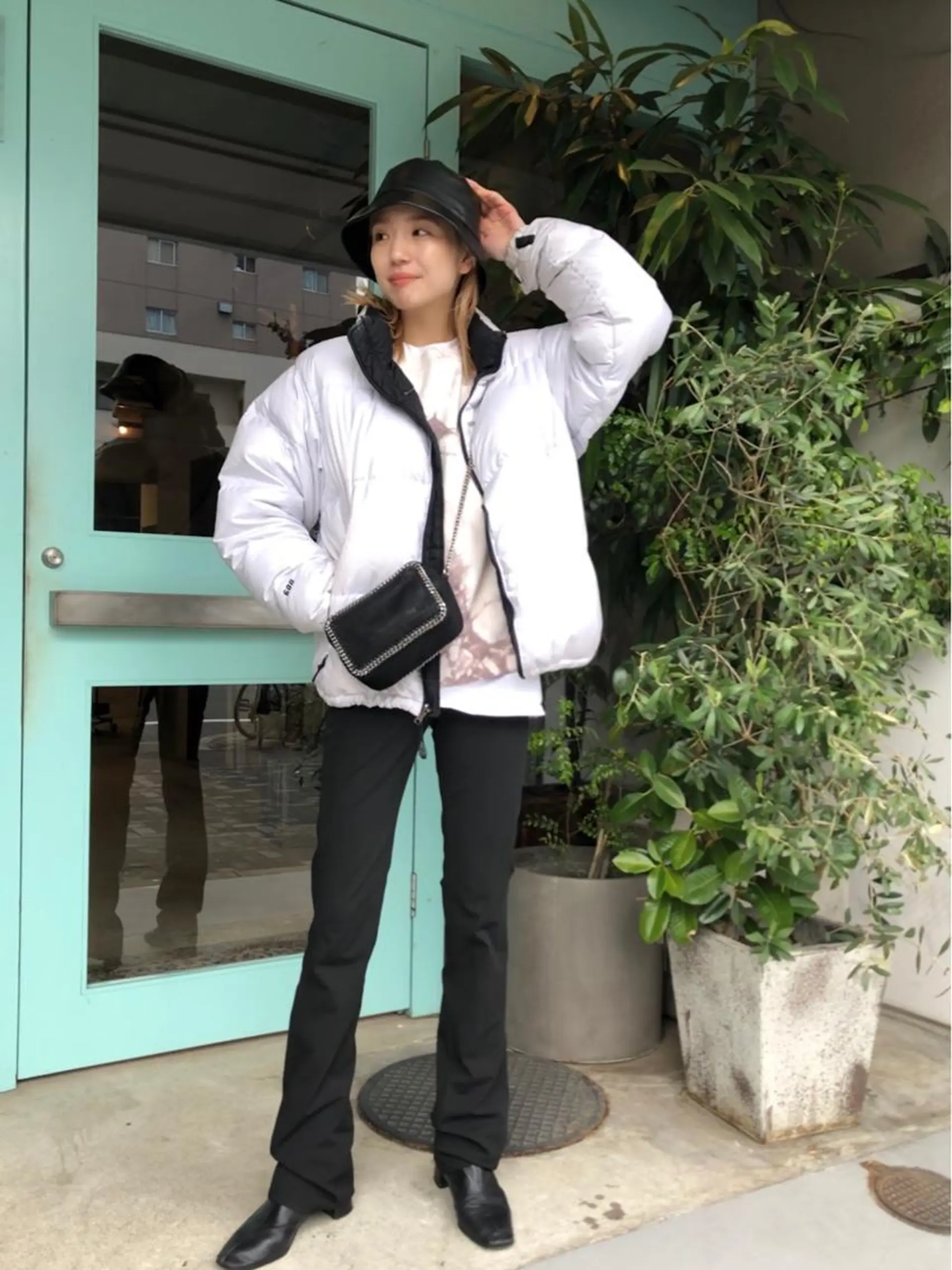 セミロング カラー パーマ/レイヤー 岩山丈一郎のヘアスタイル