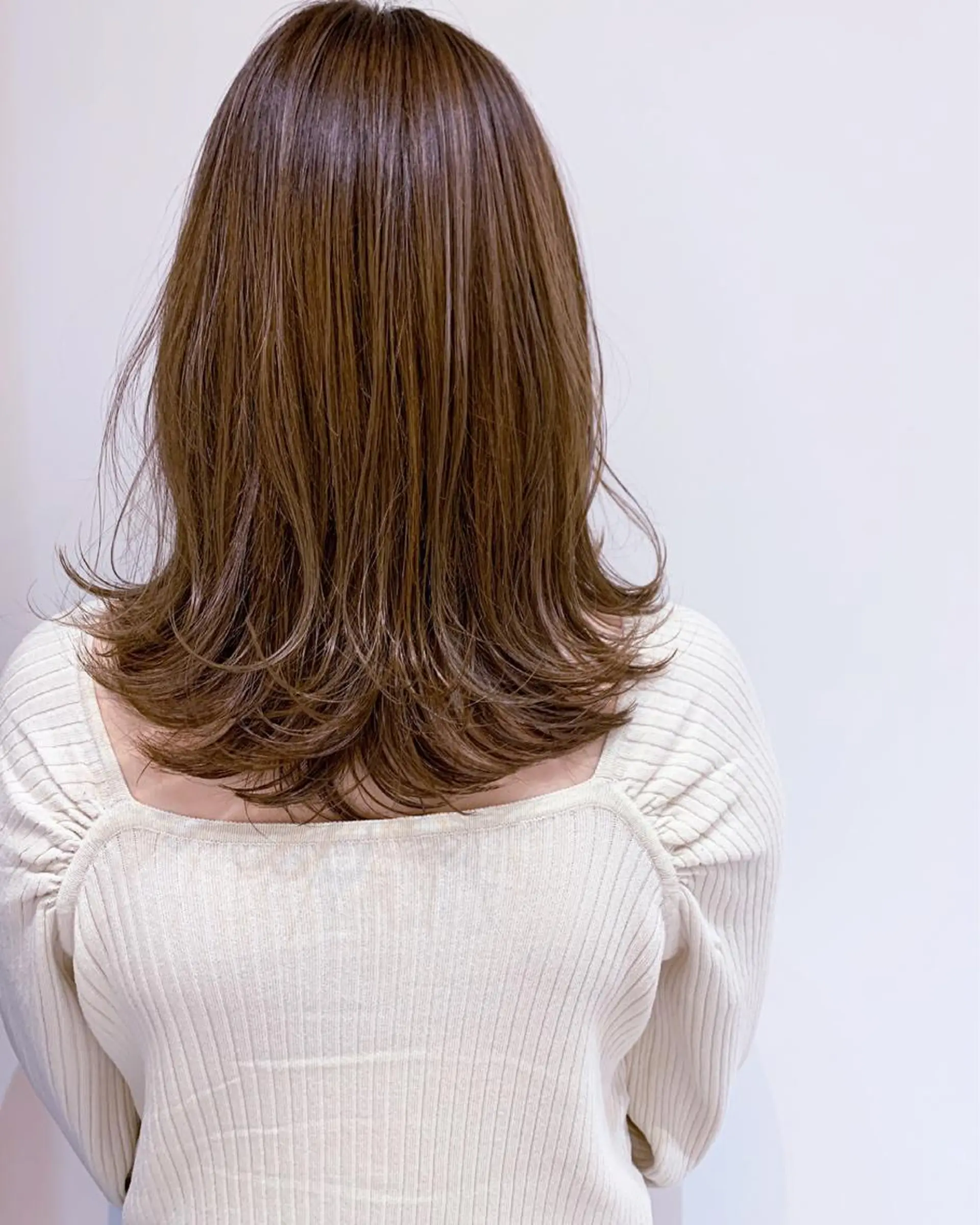 ミディアム カラー 透明感カラー カット ヘアカラー トリートメント ヘッドスパ ヘアセット ROW吉祥寺✨ 髪質改善TR&スパ✨のヘアスタイル