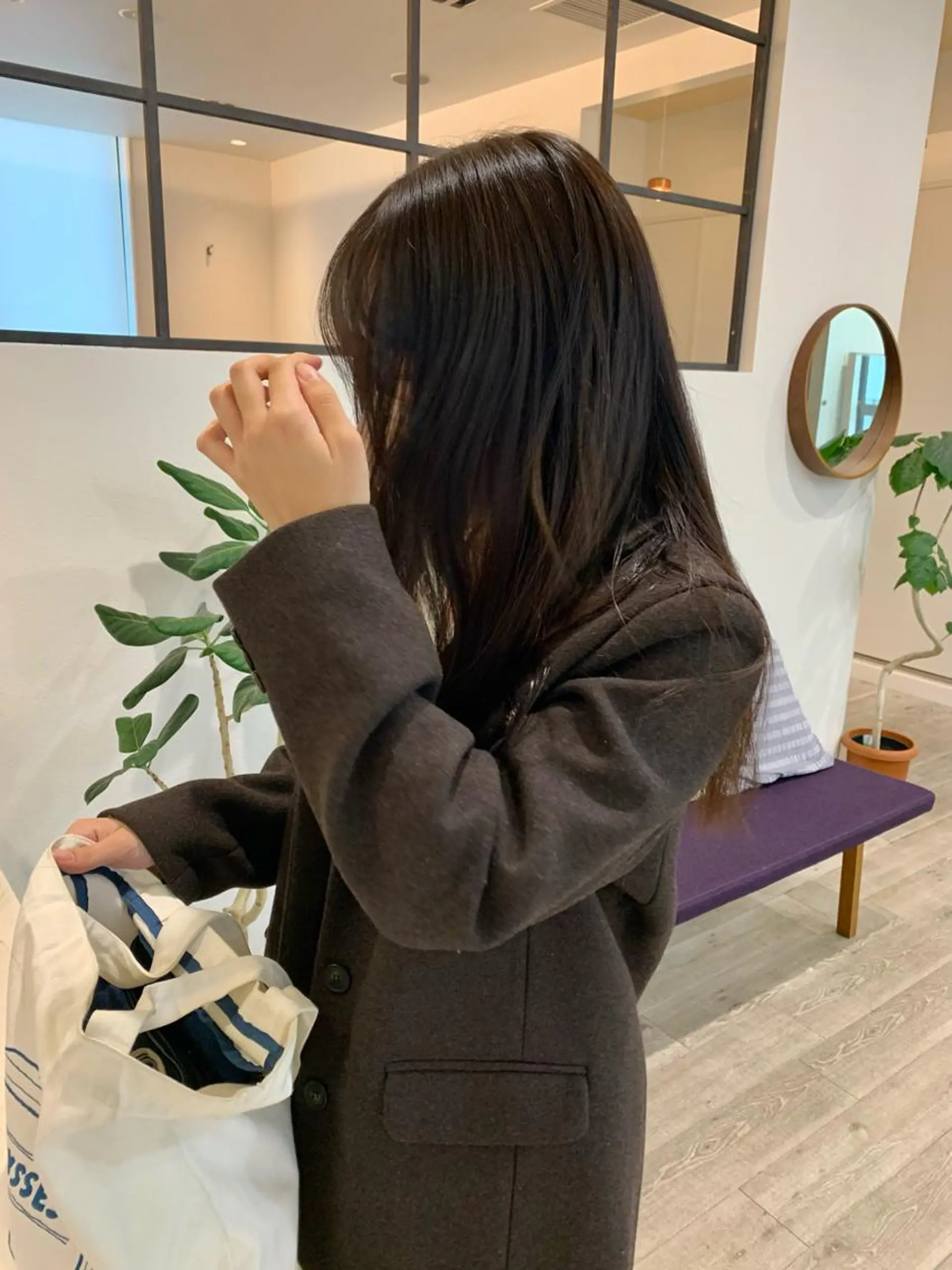 ロング カラー ブラウンカラー チョコレートブラウン Door代官山所属・詩織/パーマ /代官山のヘアスタイル