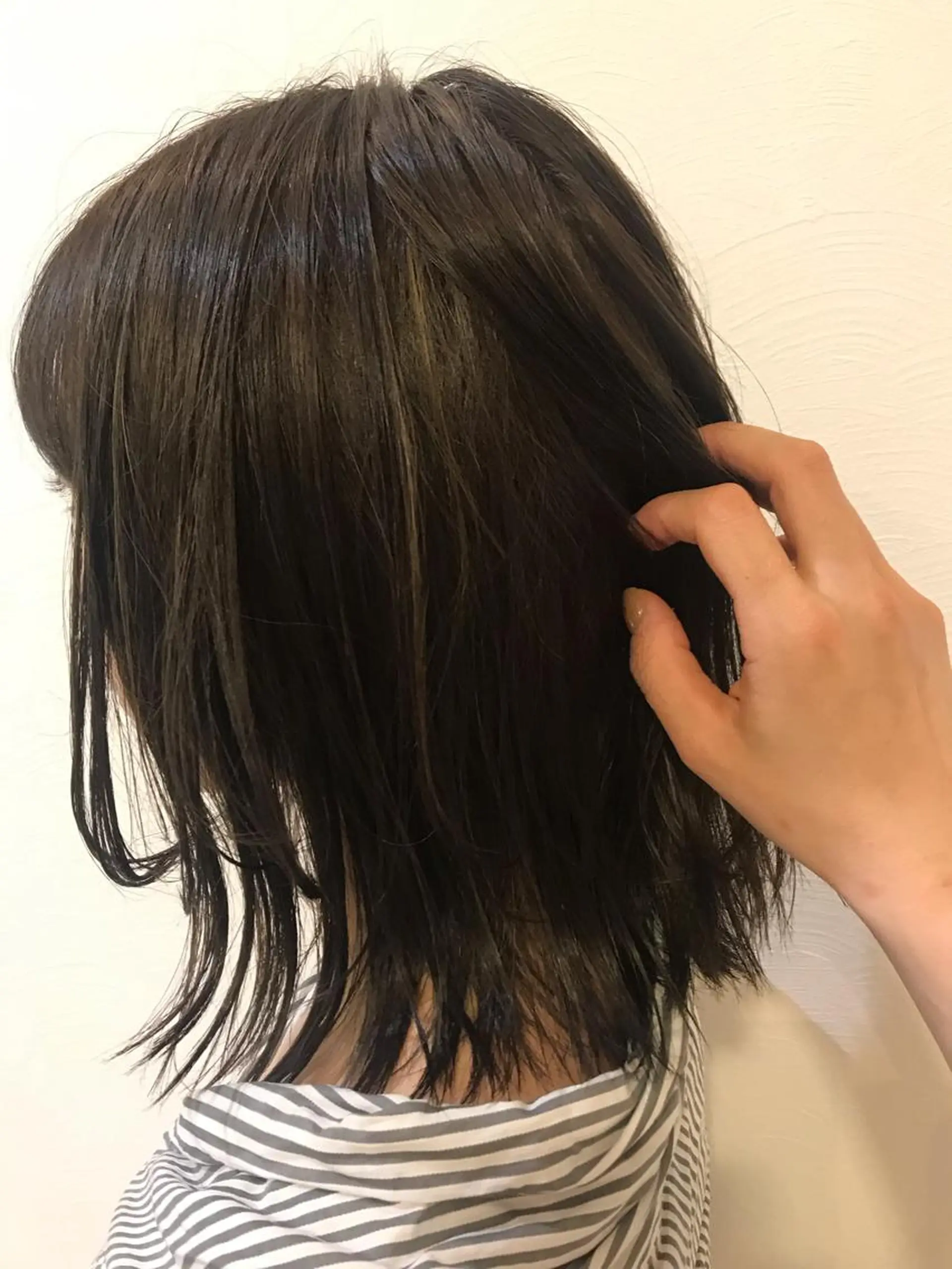 ミディアム ハイライト stylist/蛯谷 珠里のヘアスタイル