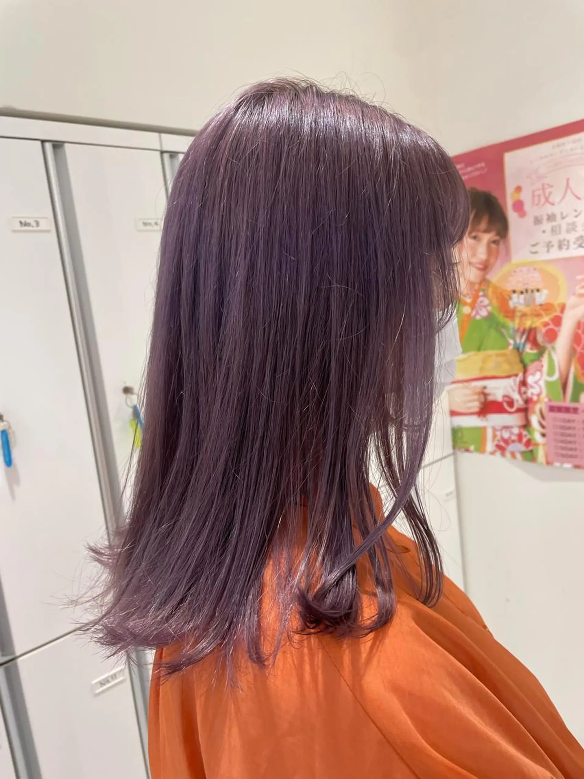 カラー ラベンダーカラー Wカラー🎀/ 韓国風/TOMOMIのヘアスタイル